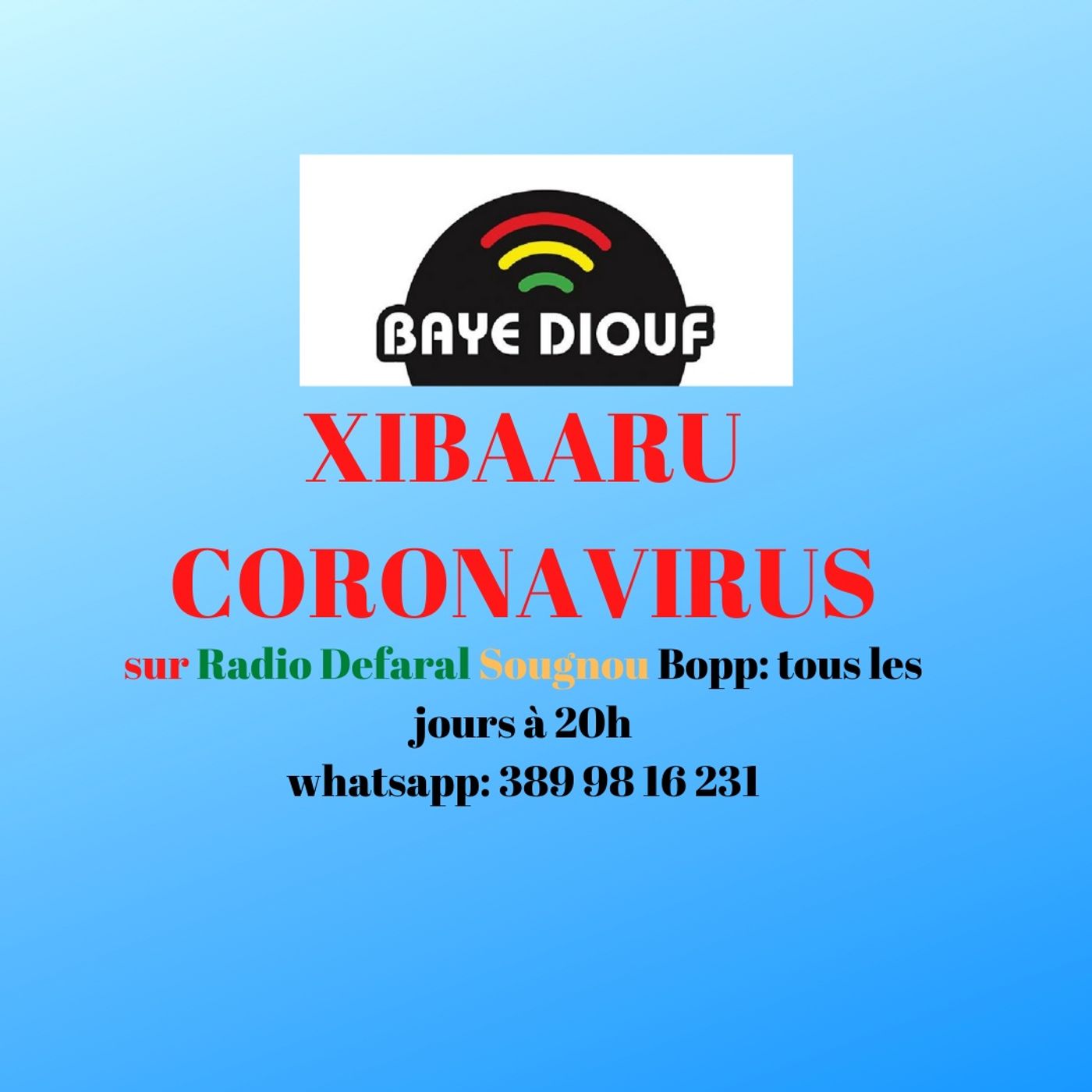 CORONAVIRUS: 2503 MORTS : JOURNAL QUOTIDIEN DU 17/03/2020 episode artwork
