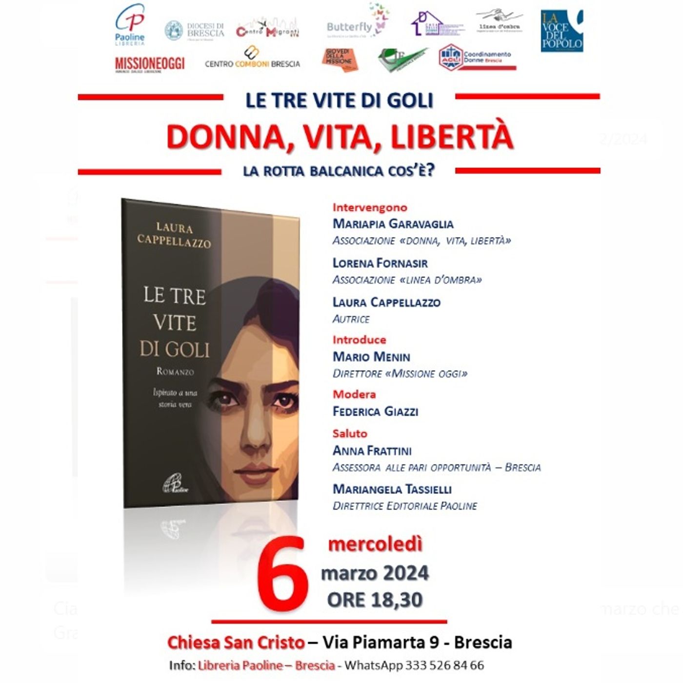 "Le tre vite di Goli", una madre migrante nel nuovo libro di Laura Cappellazzo: intervista a Suor Veronica Bernasconi  -  29 febbraio 2024 episode artwork