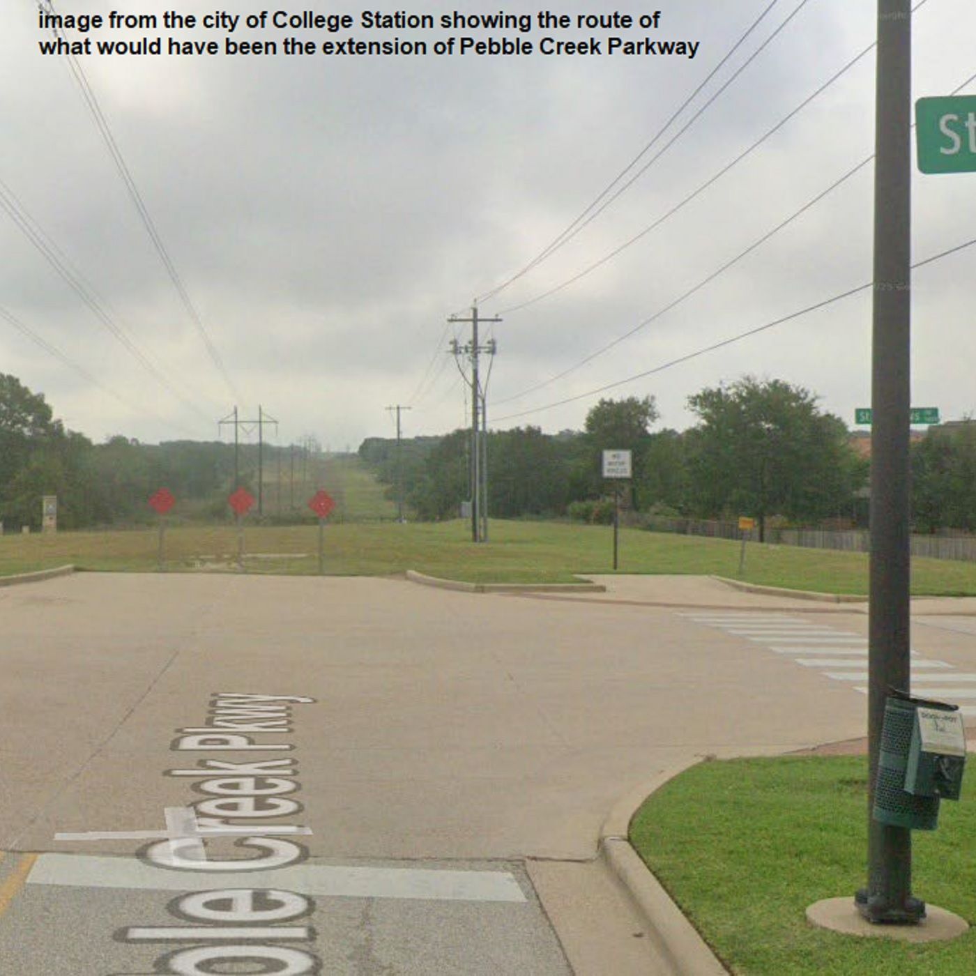 College Station city council voted 4-3 to remove the extension of Pebble Creek Parkway from the city's comprehensive plan episode artwork
