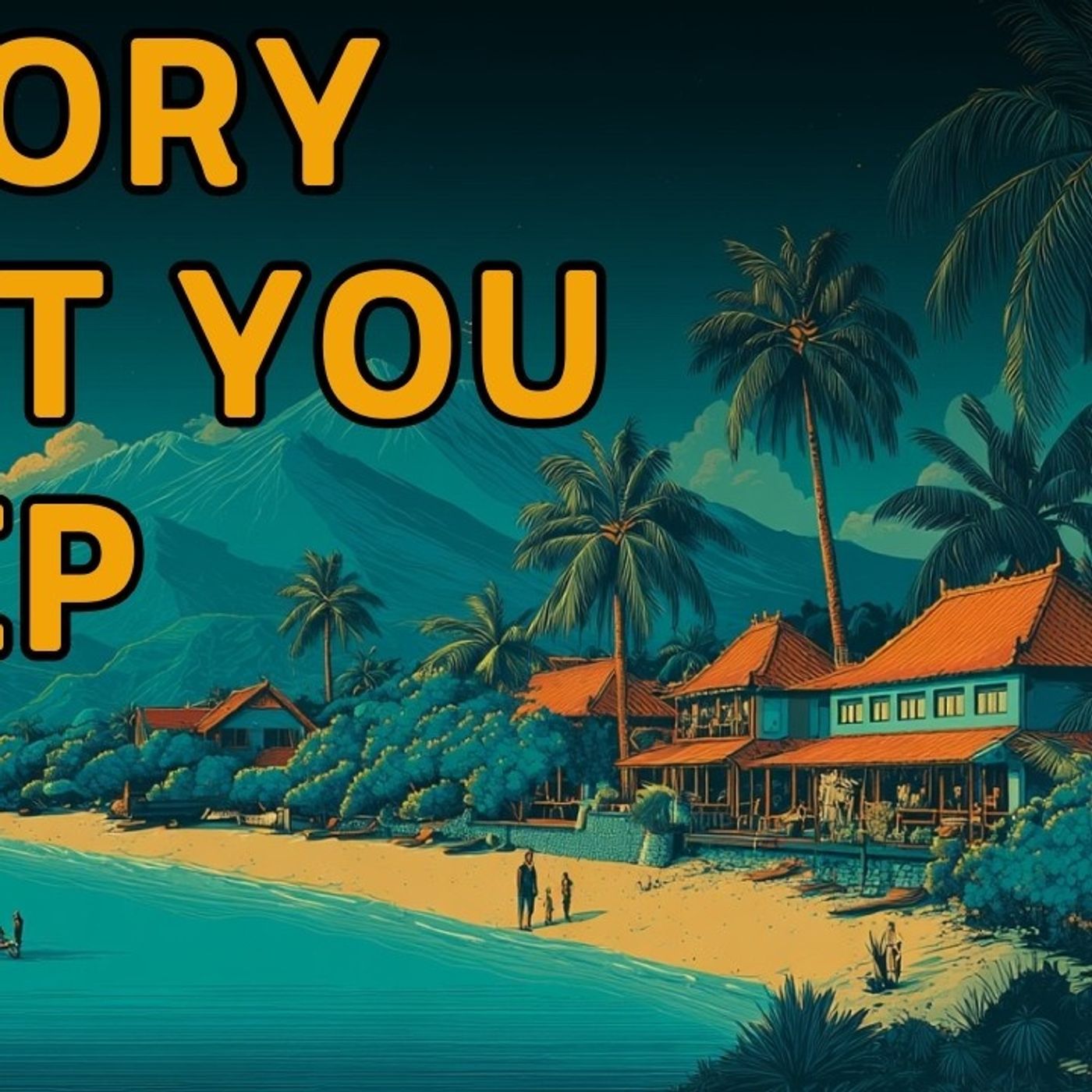 NO MORE INSOMNIA 💤A Dreamy Visit to the Gili Islands 🌴 SOOTHING WAVES _ Bedtime Story(M4A_128K)