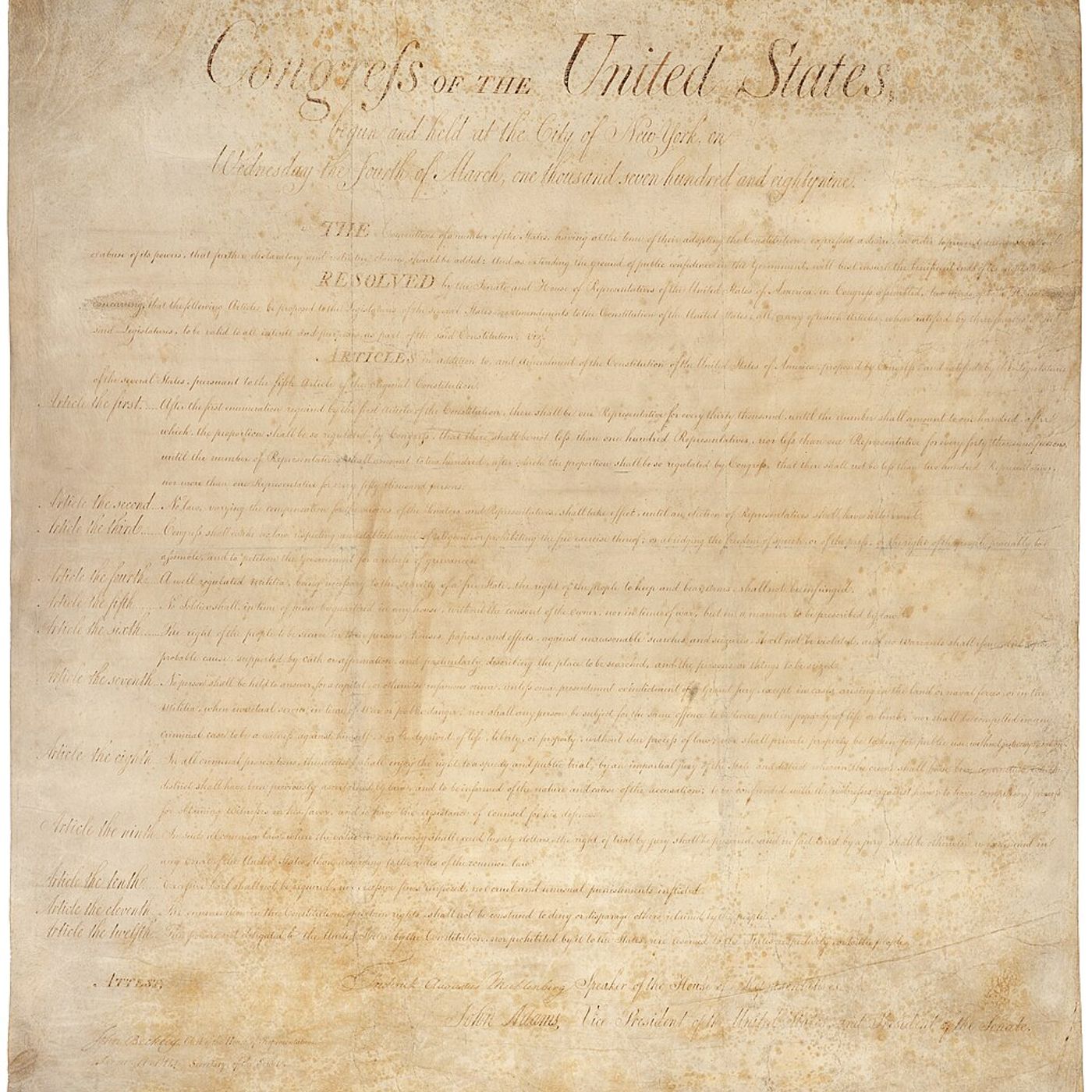 S1E4 - A Discussion on the Bill of Rights episode artwork