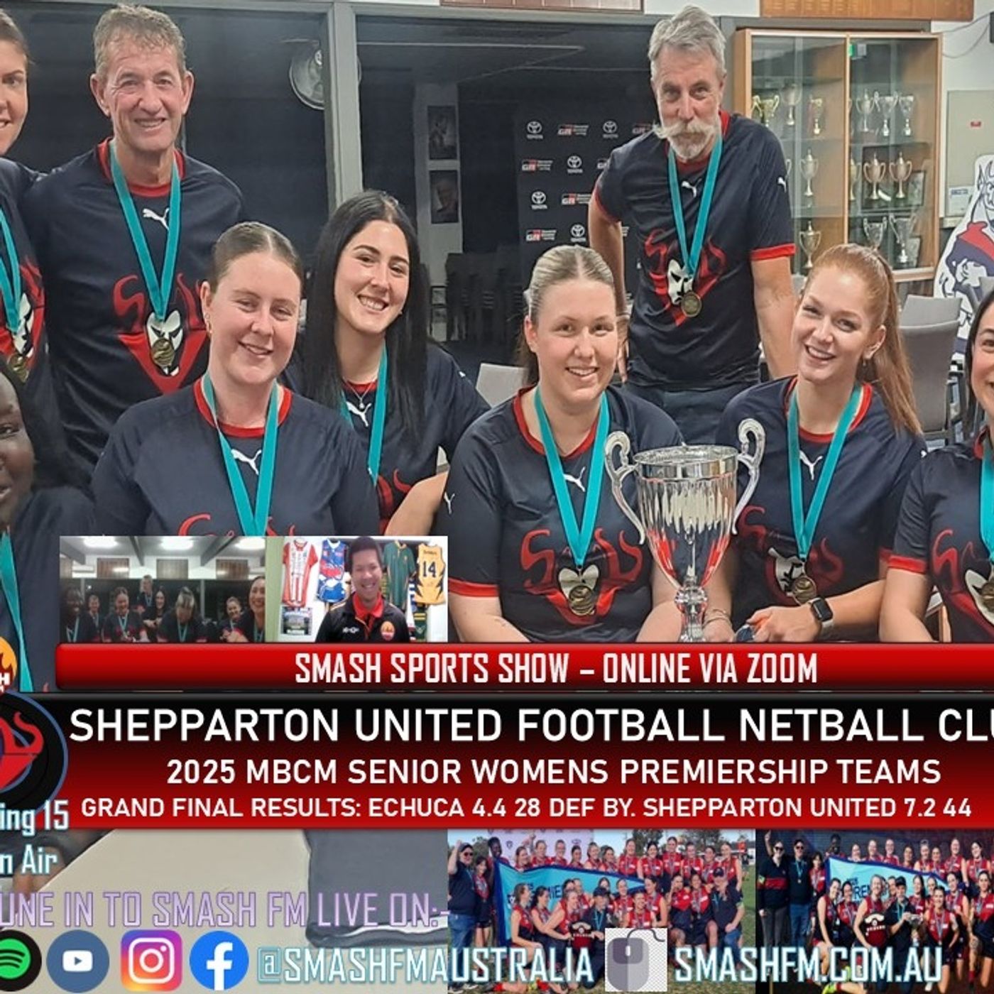 SSS15THYR: Shepparton United FNC 2025 MBCM Senior Womens Premiership Interviews 151025