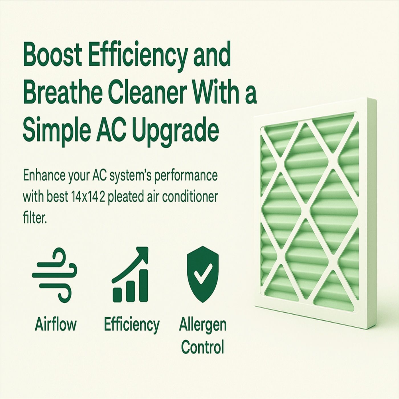 Upgrade Your AC System with the Best 14x14x2 Pleated Air Conditioner Filter for Optimal Airflow, Efficiency, and Allergen Control episode artwork