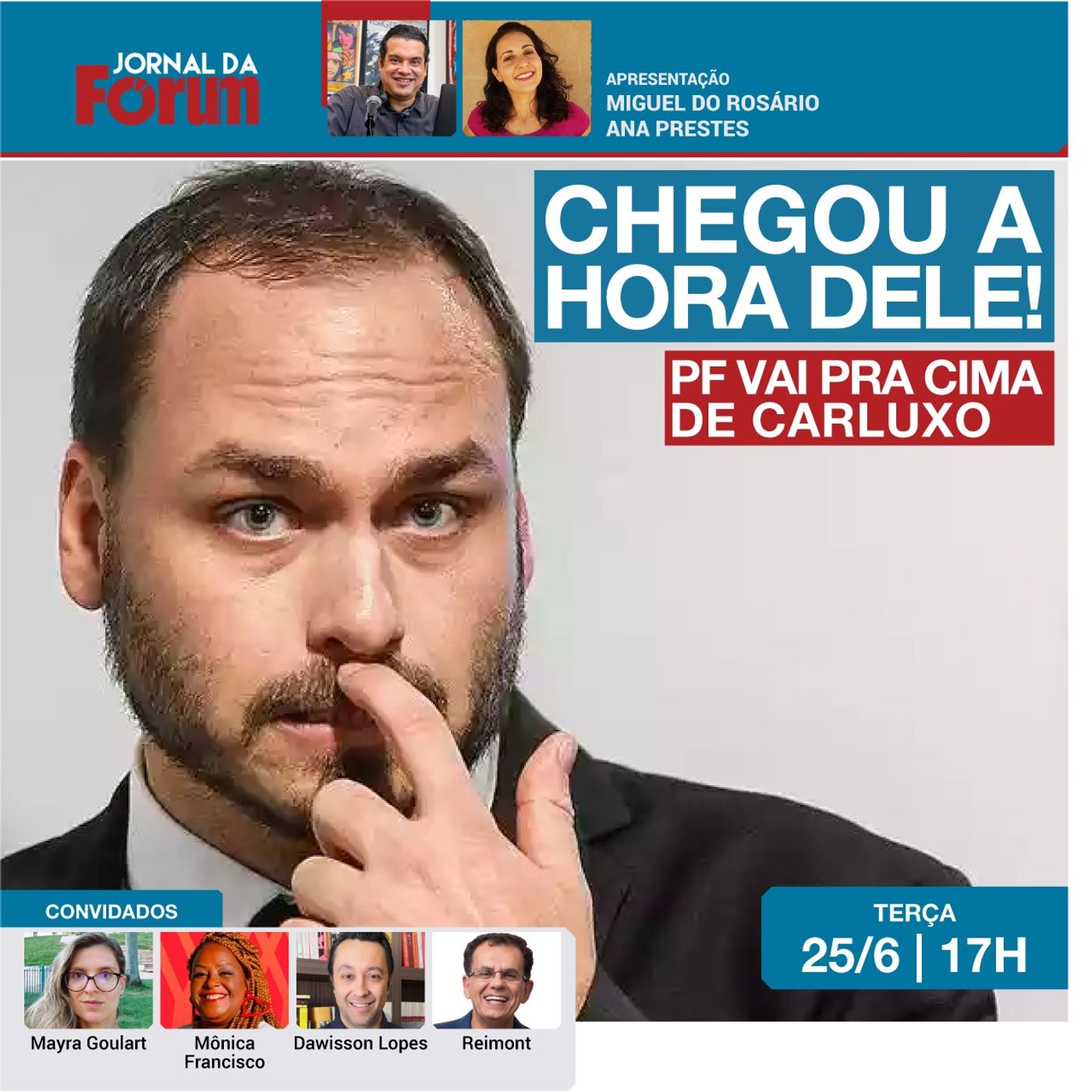 PF vai indiciar Carluxo | Roubo de joias complica núcleo duro bolsonarista | Assange livre | 25.6.24 episode artwork