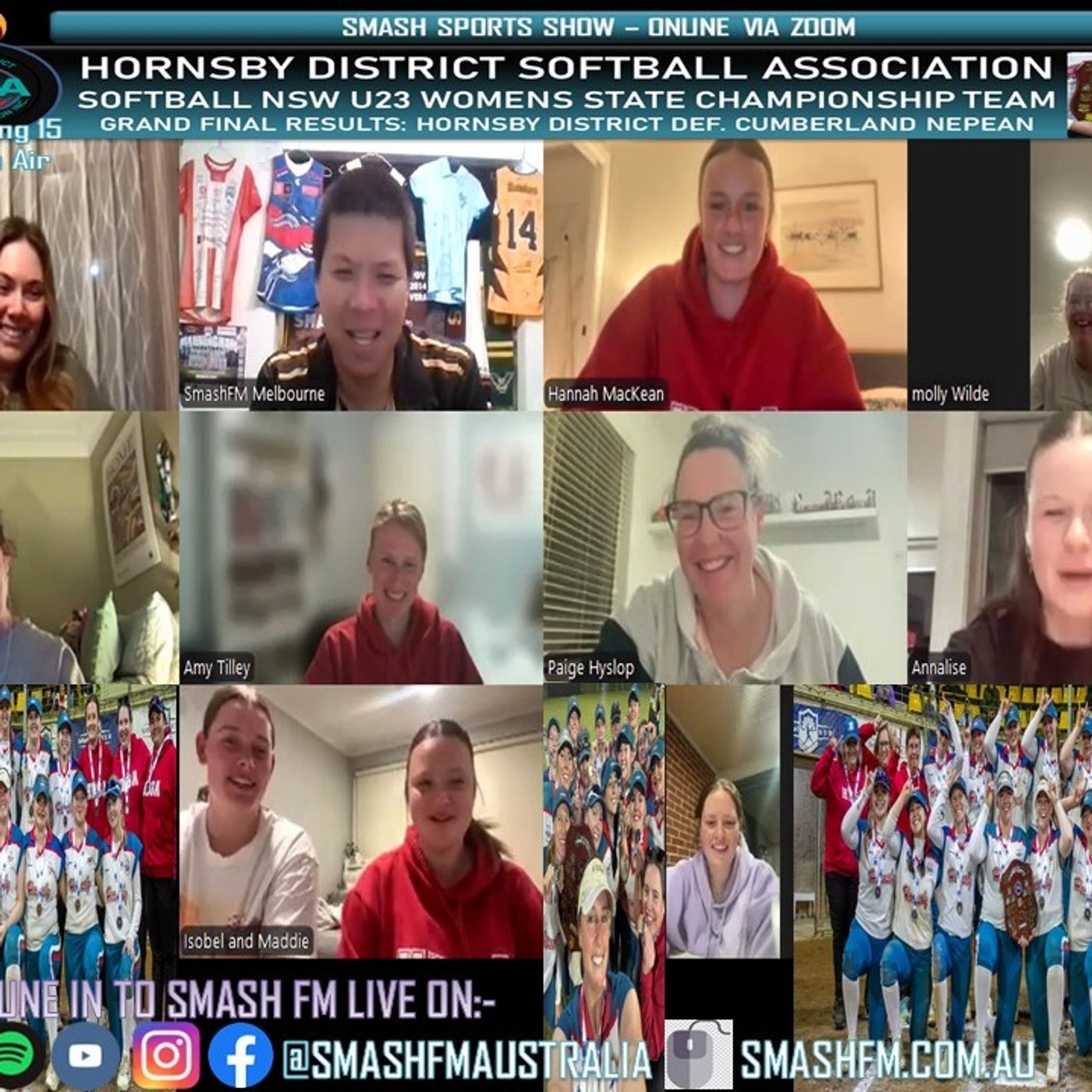SSS15THYR: Hornsby District Softball Assoc SBNSW25 23&U Women's State Championship Interviews 280725
