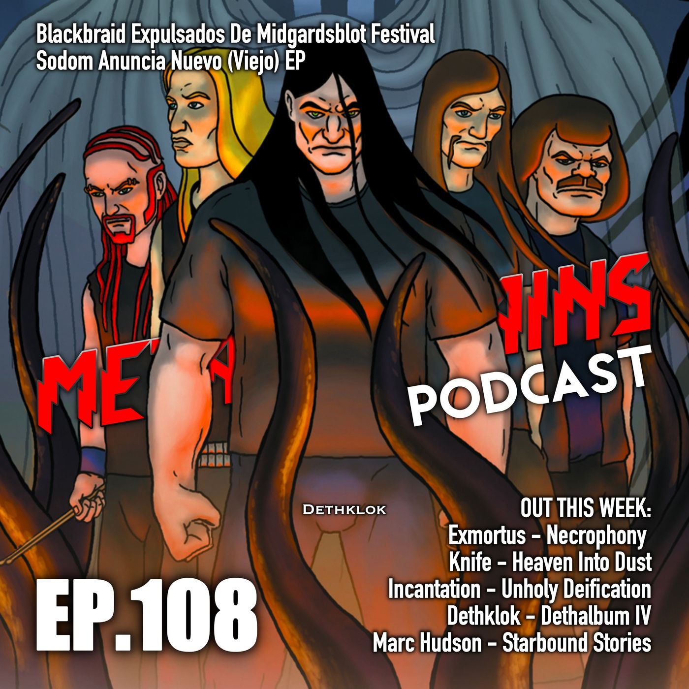 Sodom anuncia EP; Reseñas_ Exmortus, Knife, Incantation, Dethklok, Marc Hudson, Sinheresy [MRP108] episode artwork