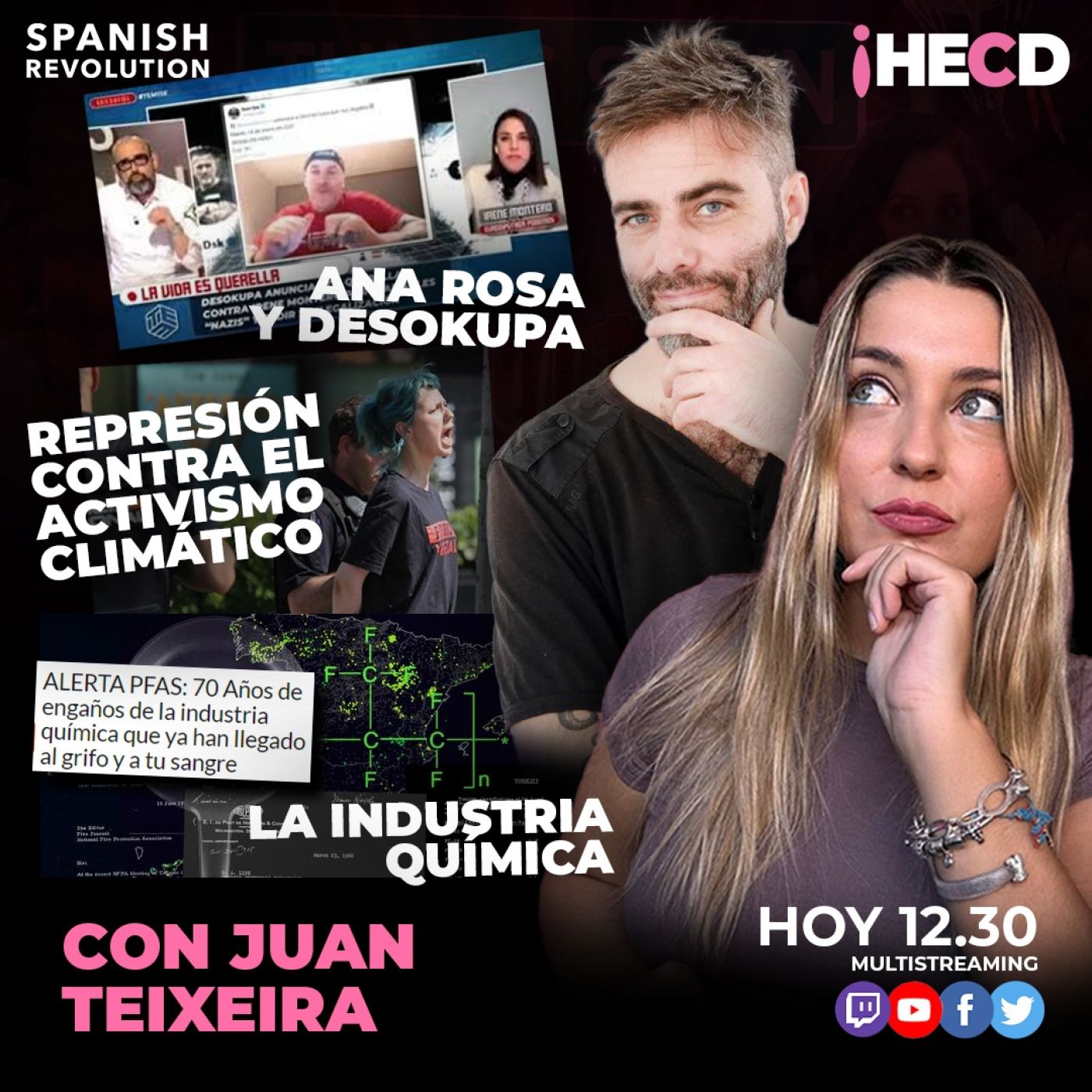 HECD! 503 Marina Lobo - Ana Rosa y Desokupa + Represión contra el activismo climático