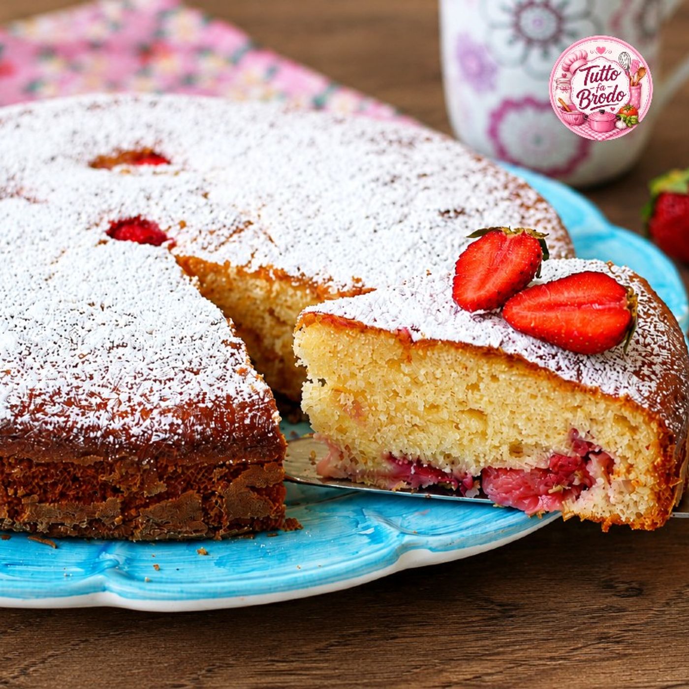 TORTA MORBIDA ALLE FRAGOLE con yogurt senza burro episode artwork