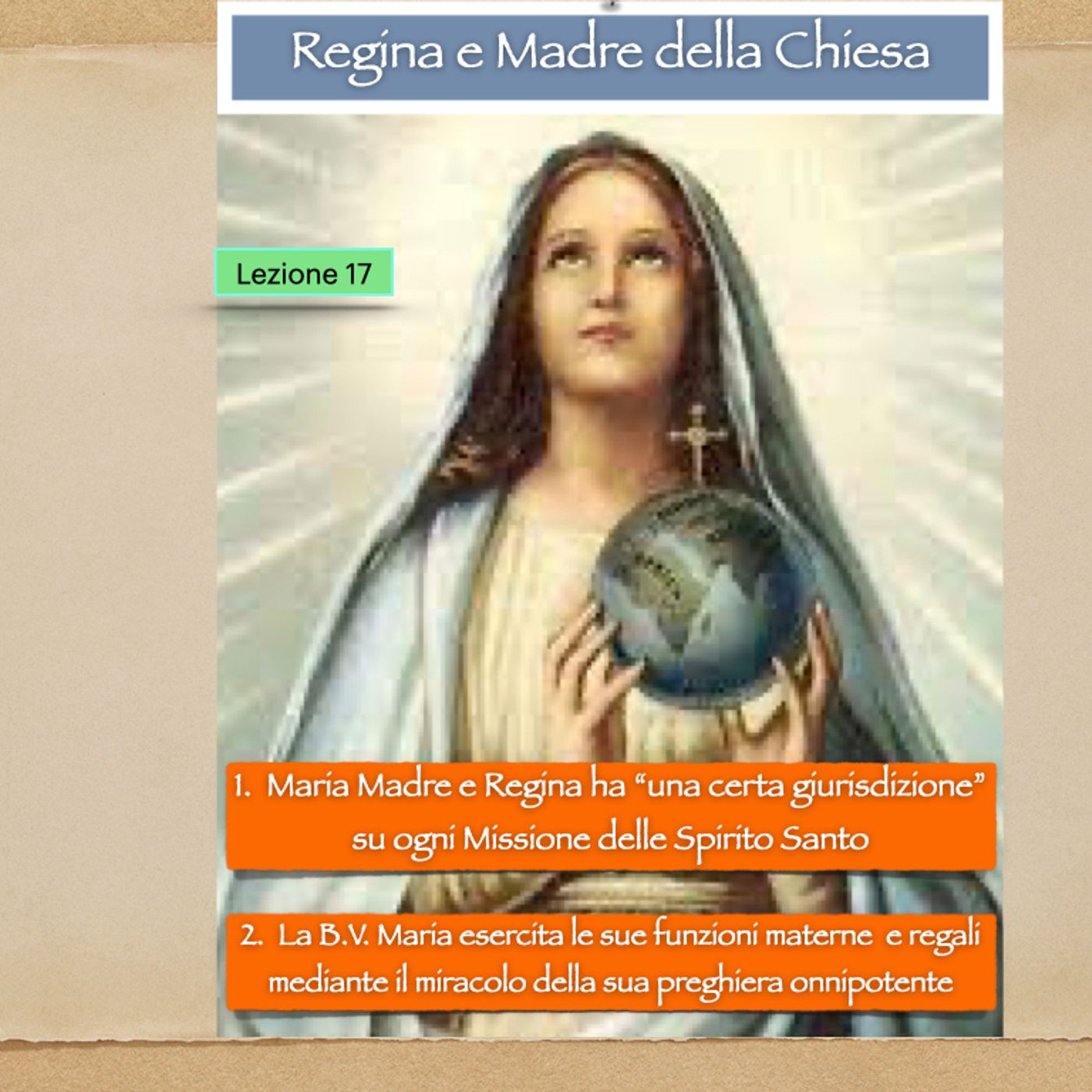 DM-17  Regina e Madre della Chiesa