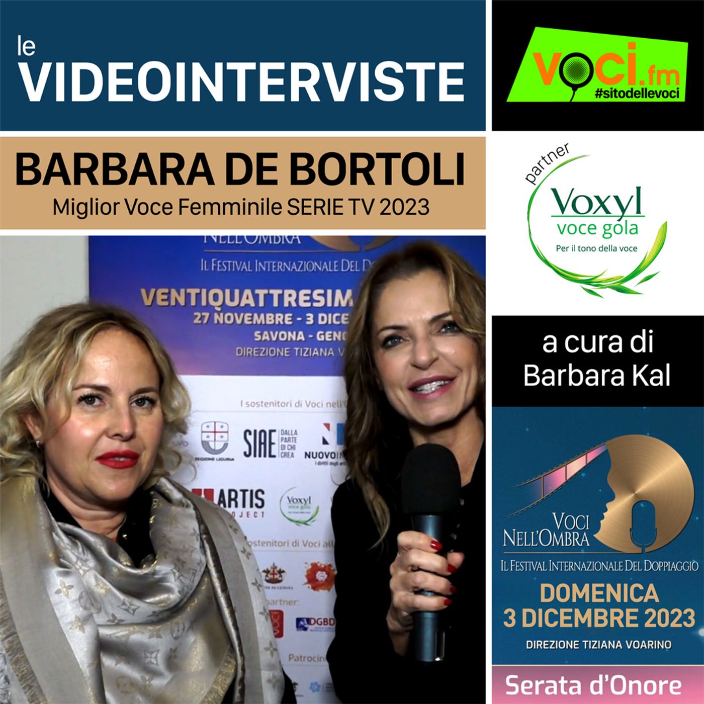 BARBARA DE BORTOLI su VOCI.fm da "VOCI NELL'OMBRA 2023" - clicca play e ascolta l'intervista episode artwork