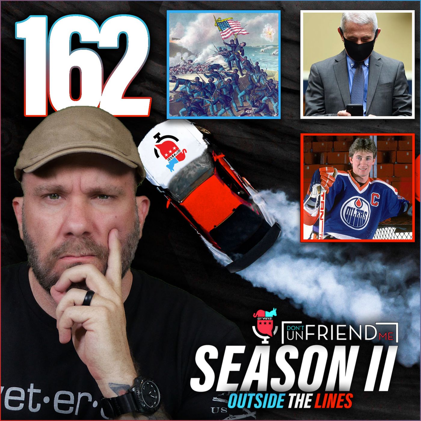 #162: Fauci is caught. Gretzky is the GOAT. Freed slaves and Union Soldiers. episode artwork