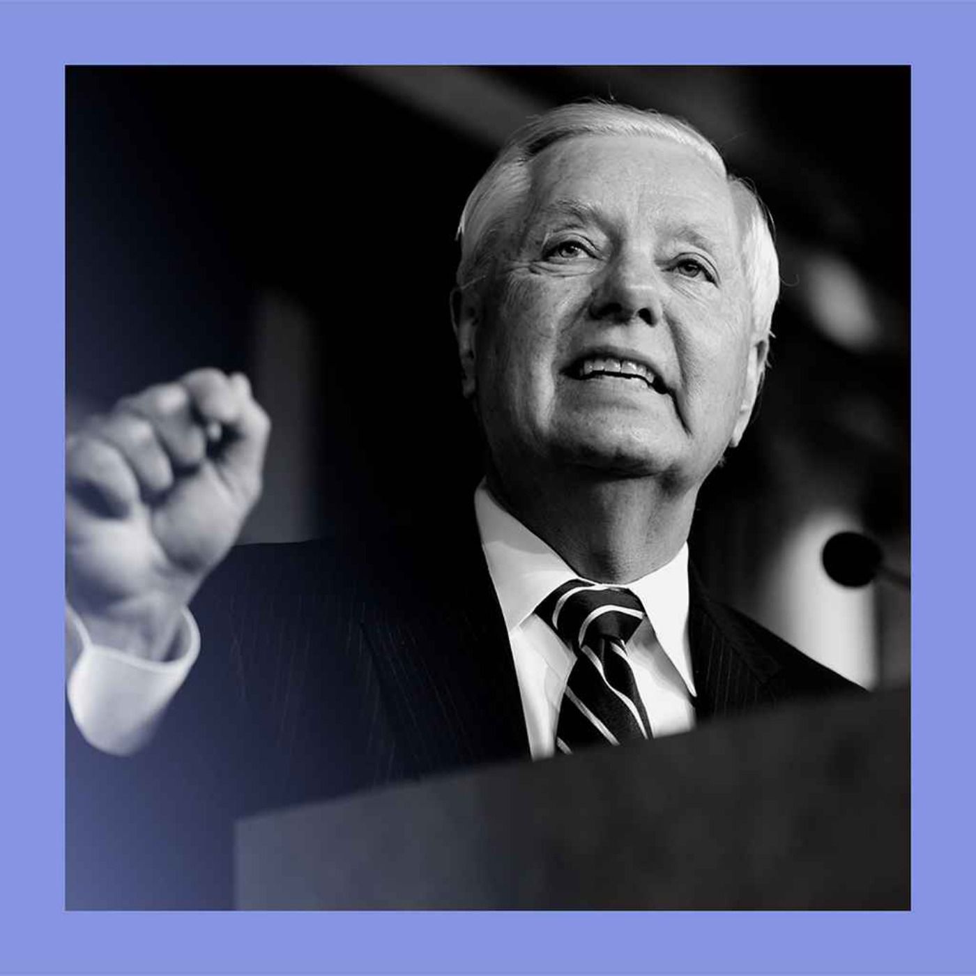 A hawk who flew on political winds: Lindsey Graham episode artwork