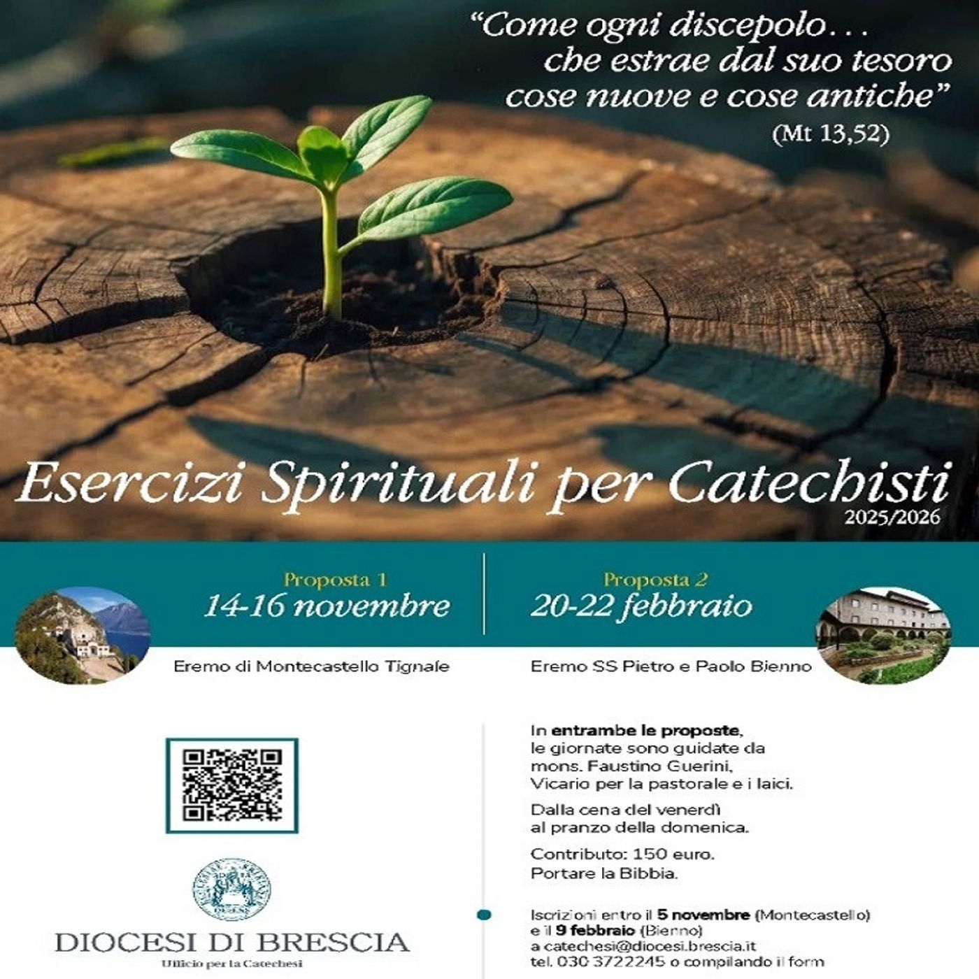 A novembre gli Esercizi spirituali per catechisti all'Eremo di Montecastello: intervista a Ilaria Tomasi  -  17 ottobre 2025 episode artwork