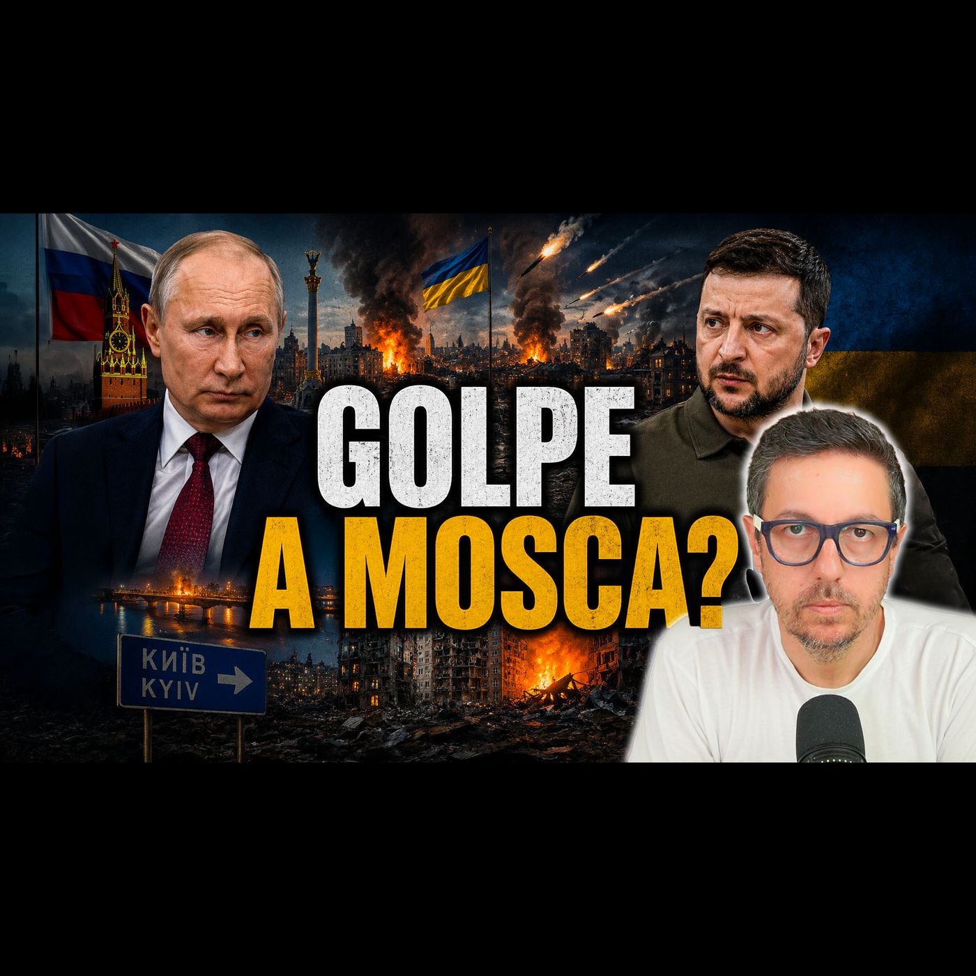 KIEV DEVASTATA DAI MISSILI | L’IPOTESI DEL GOLPE A MOSCA episode artwork