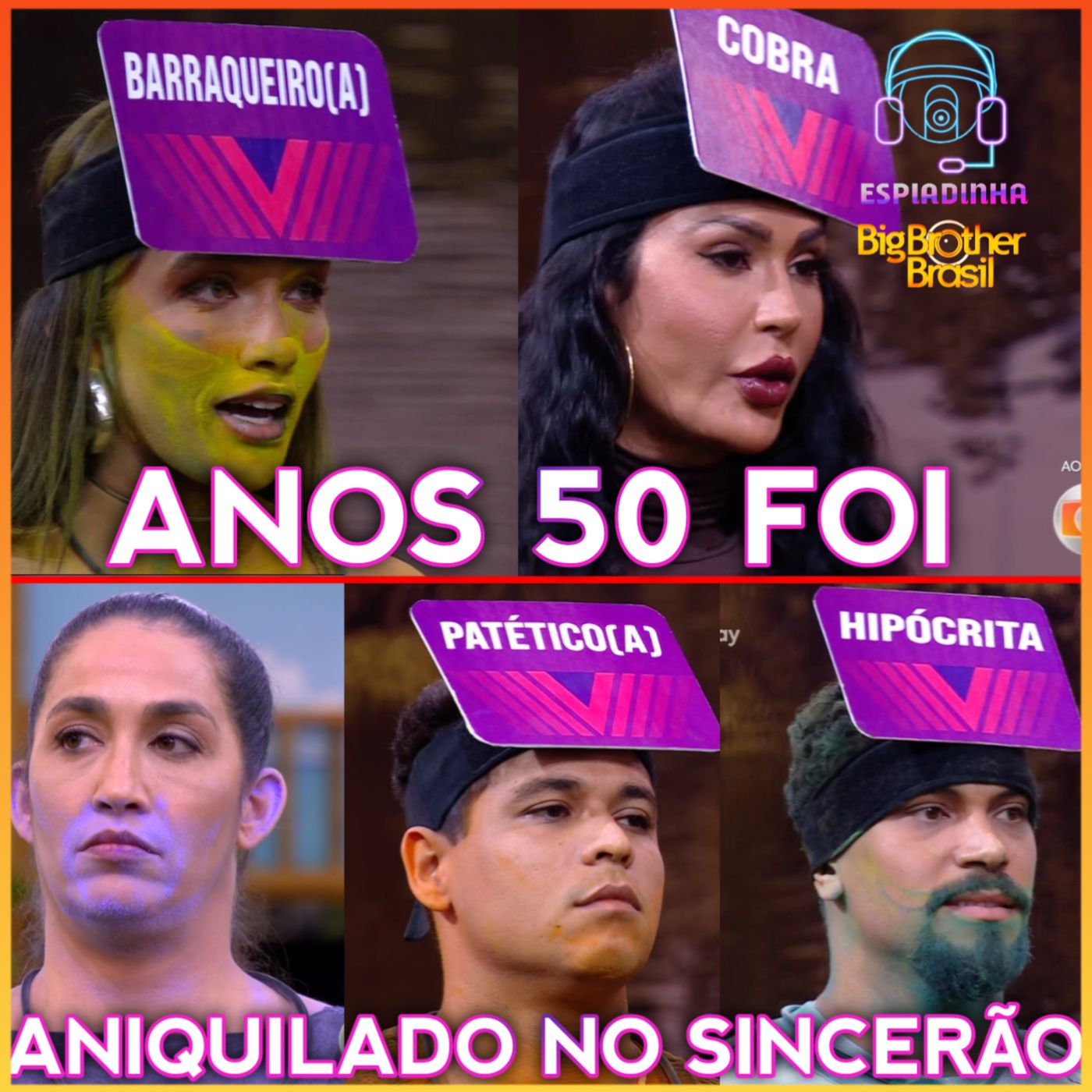 Quarto Anos 50 foram DESTRUÍDOS no Sincerão+Dani Passa Vexame+Gracyanne foi Craque do Jogo? | BBB 25