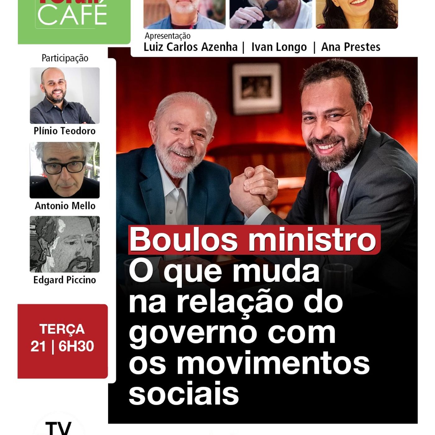 Após meses de ensaio, Lula anuncia Boulos Ministro da Secretaria Geral da Presidência | 21.10.25