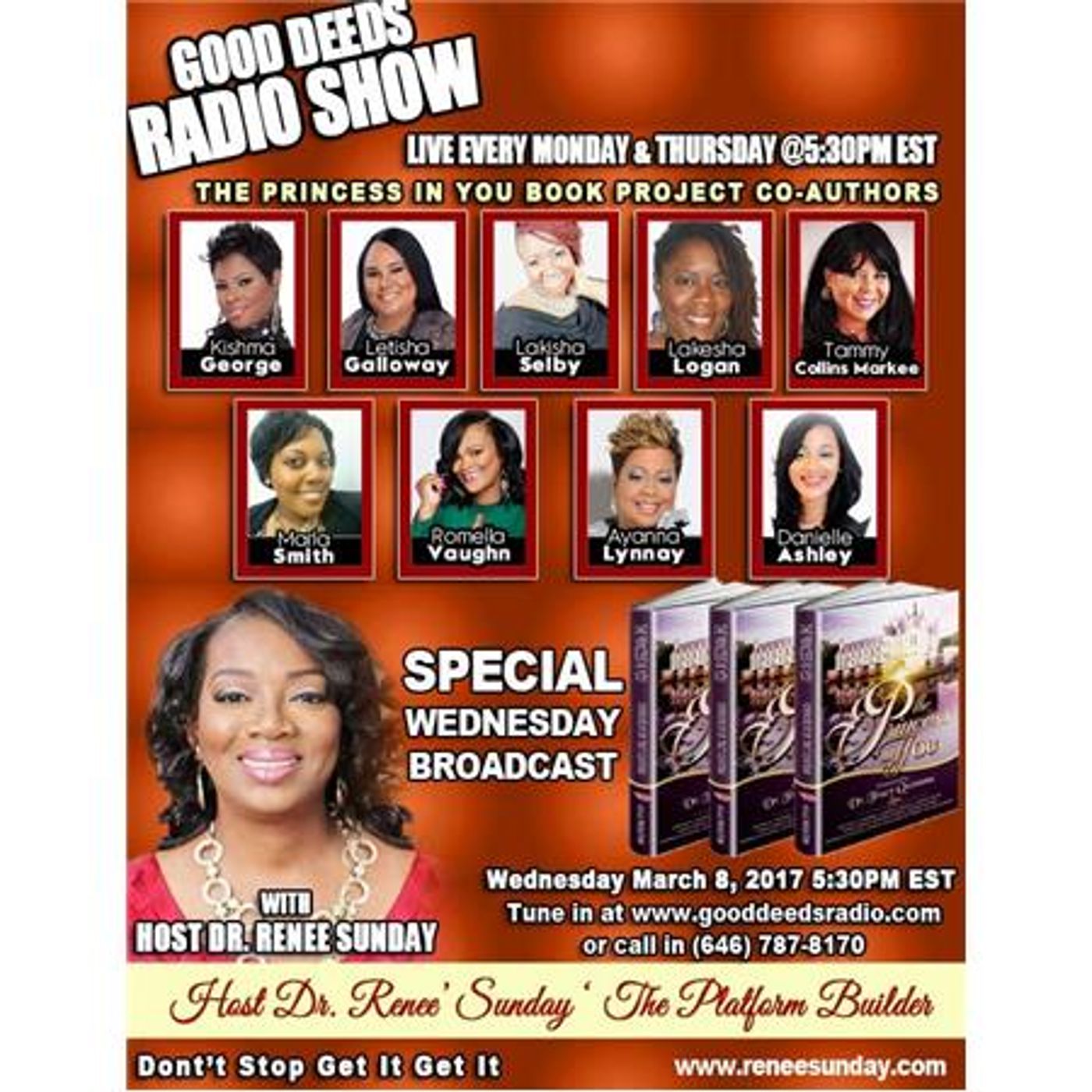 The Princess in You Project shares on Good Deeds Radio Show episode artwork