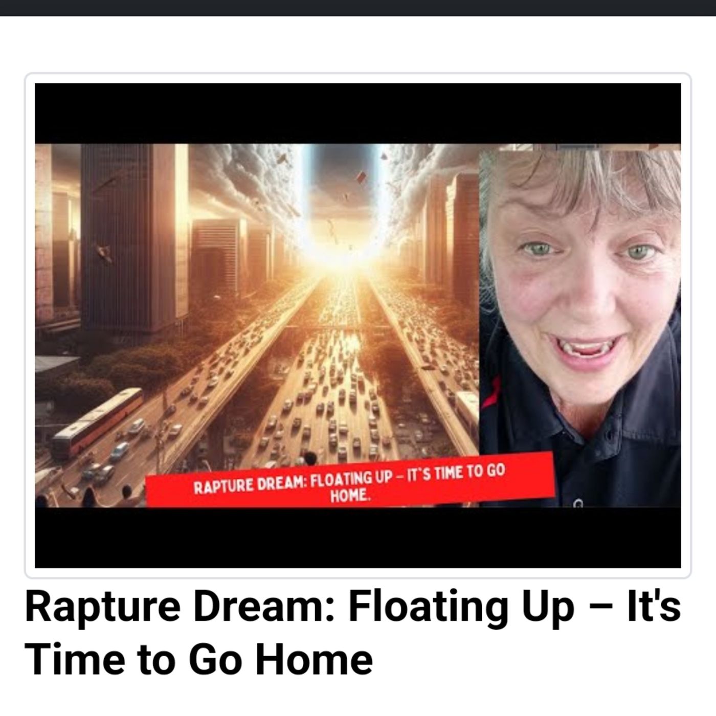 Rapture Dream: Floating Up – It's Time to Go Home episode artwork