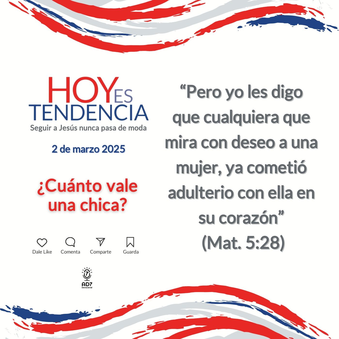 ¿Cuánto vale una chica? ~ Devocional de Jóvenes ~ 2 de marzo 2025