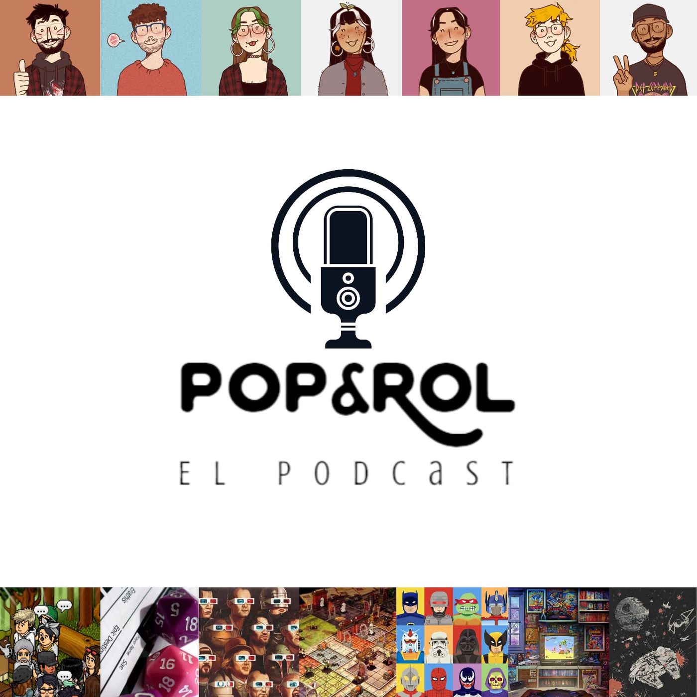 Pop&Rol podcast artwork