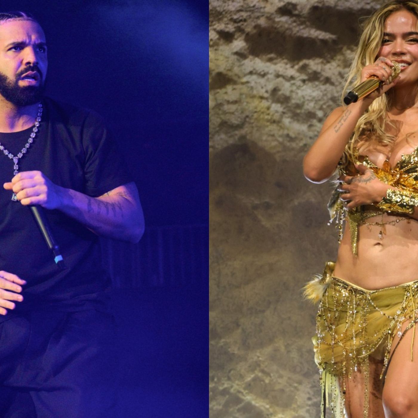 Watch Drake Join Karol G for ‘One Dance’ Performance in Houston