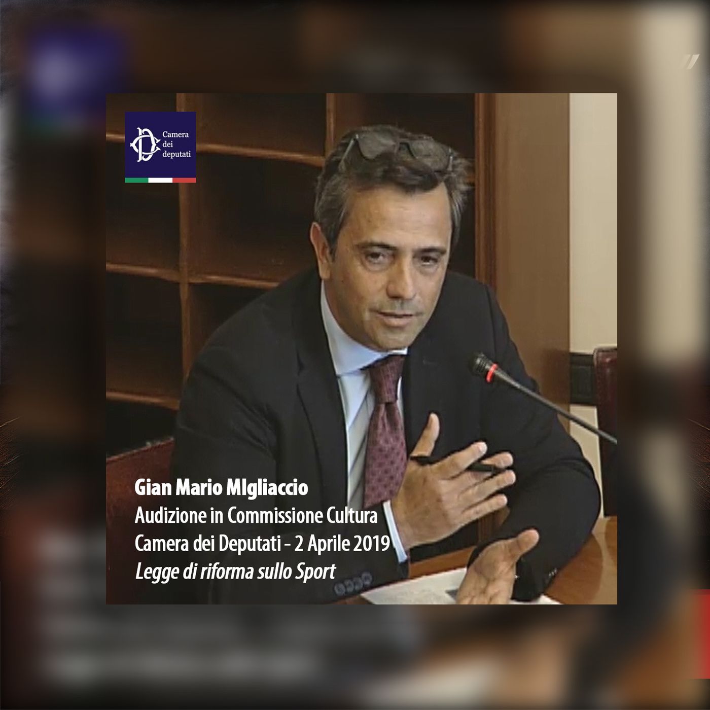 Camera dei Deputati | Il mio intervento in Commissione sullo Sport episode artwork