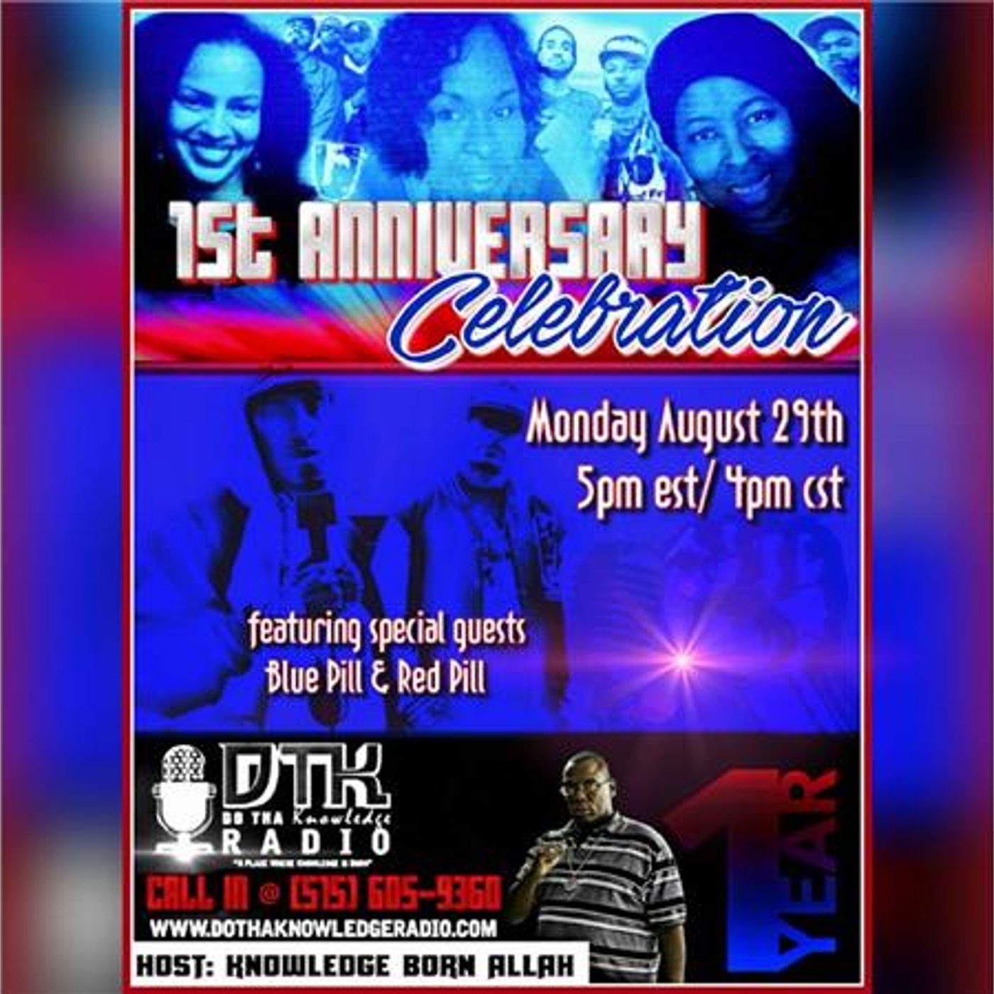 Do Tha Knowledge Radio Presents: Red and Blue Pill- 1 year Anniversary Show episode artwork