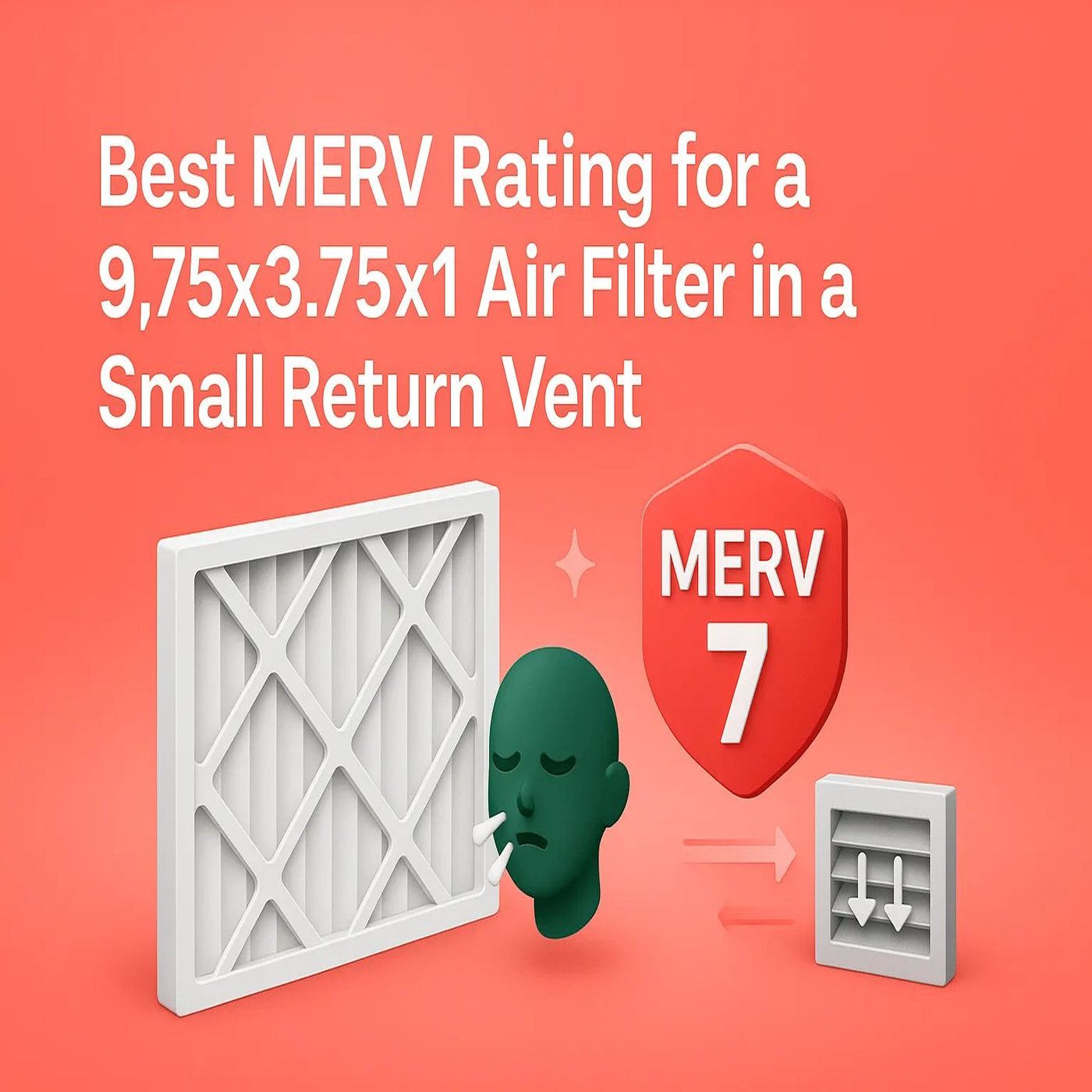 Best MERV Rating for a 9.75x3.75x1 Air Filter in a Small Return Vent episode artwork