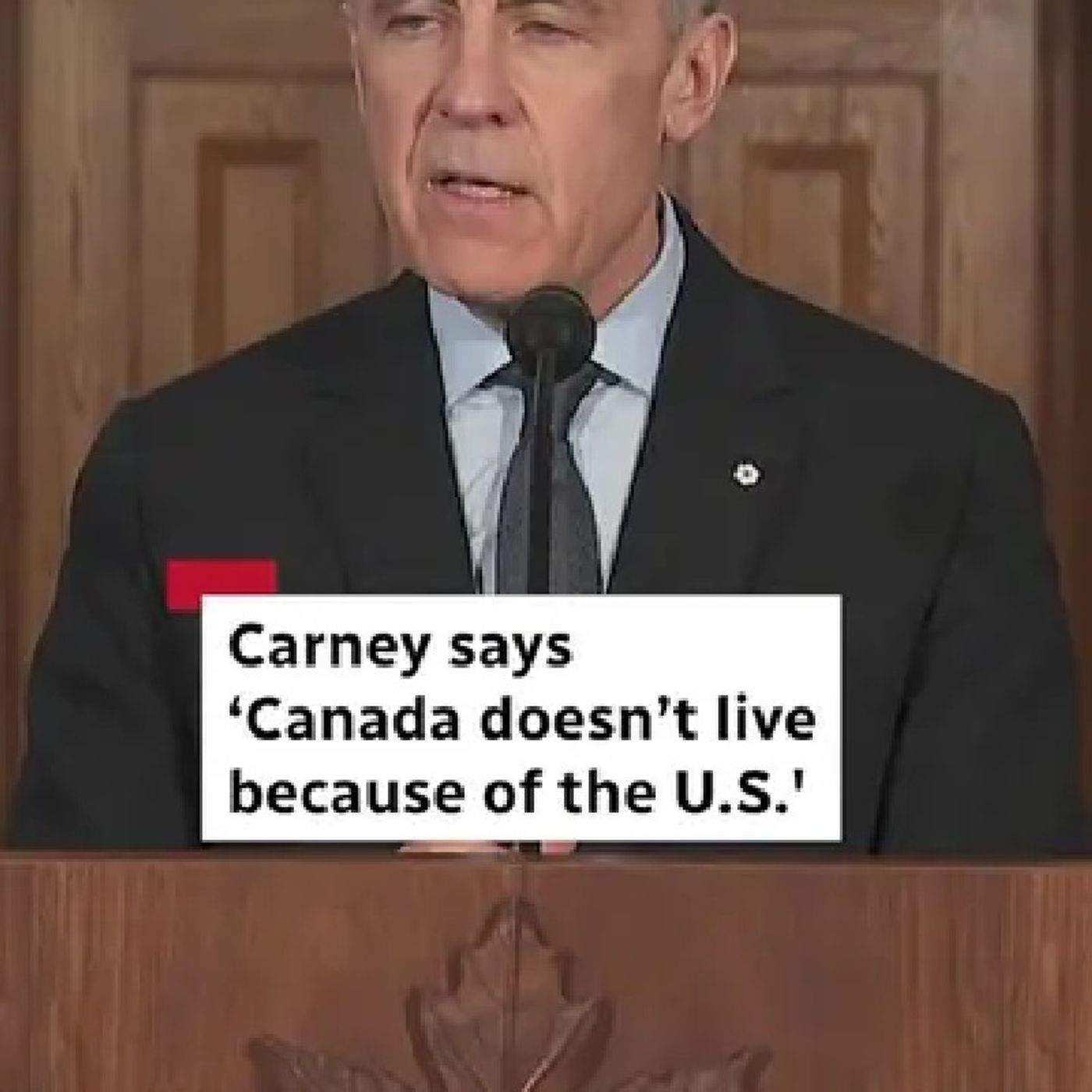 Prime Minister Mark Carney responded directly to U.S. President Donald Trump’s claim at the World Economic Forum in Davos that ‘Canada lives episode artwork