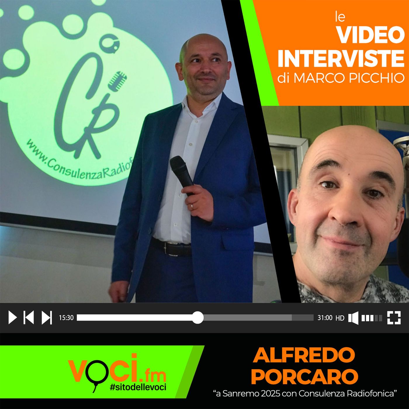 A SANREMO CON CONSULENZA RADIOFONICA: ALFREDO PORCARO SU VOCI.fm - clicca play e ascolta l'intervista episode artwork