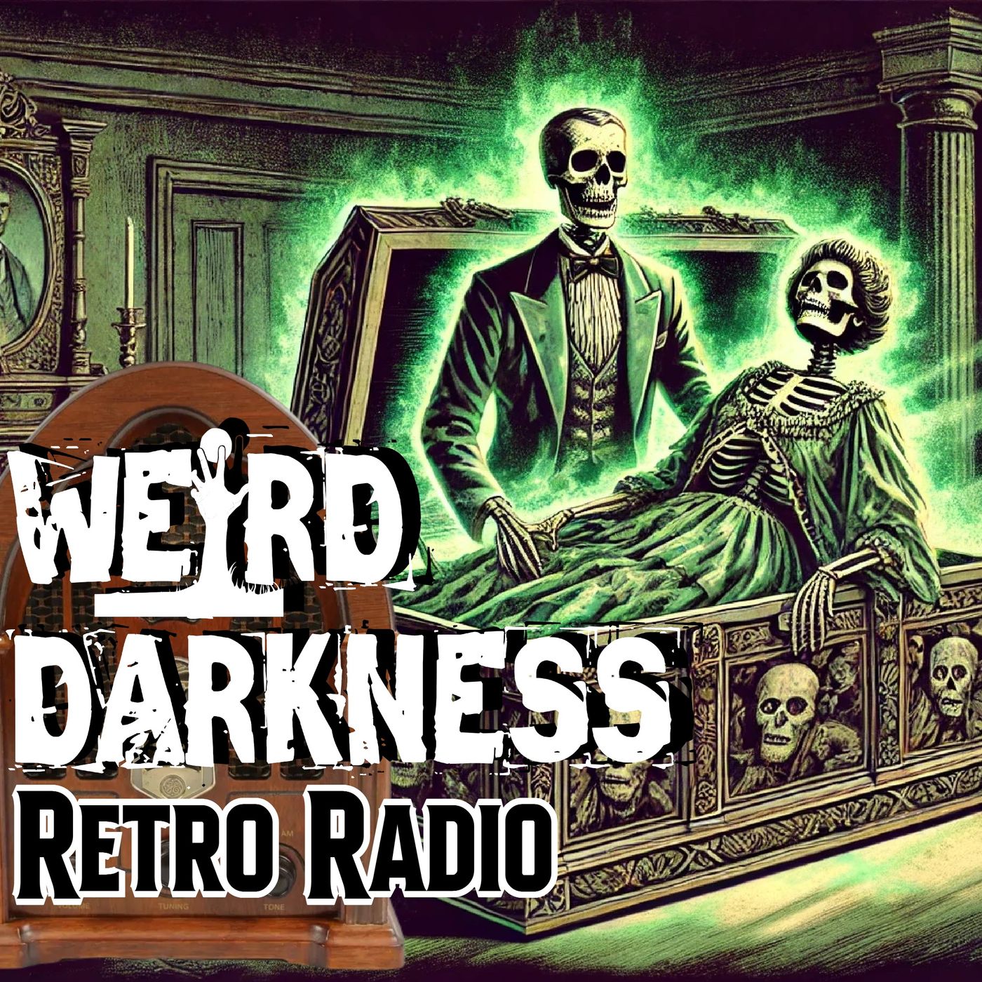 A Family Secret Reveals THE BLACKNESS OF TERROR!!: and More #RetroRadio Stories! EP0287 #WeirdDarkness - podcast episode cover