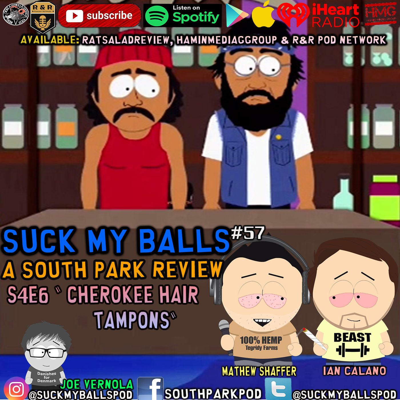 SMB #57 - S4E6 Cherokee Hair Tampons - "Will Give Him a Brain Enema or Something."