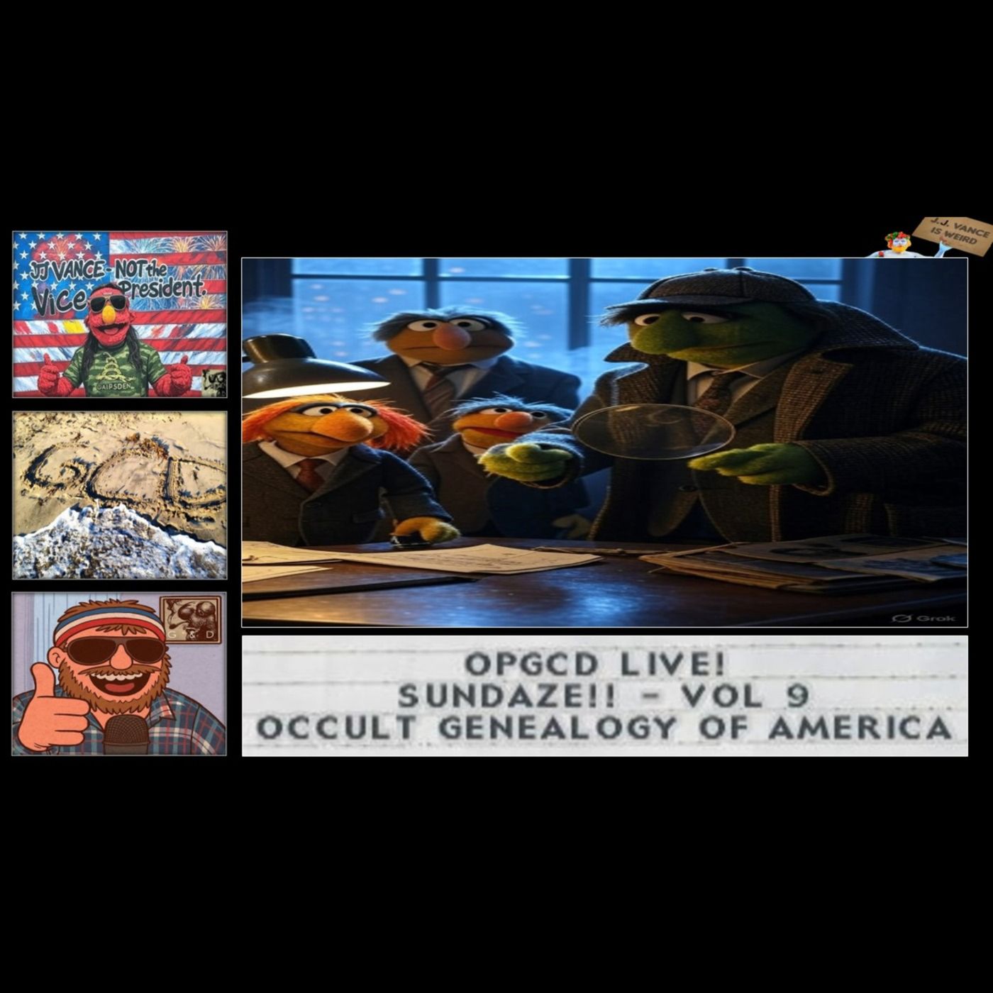 OpGCD Live! Sundaze!! - Vol. 9 - Occult Genealogy of America - FREE PATREON PREVIEW
