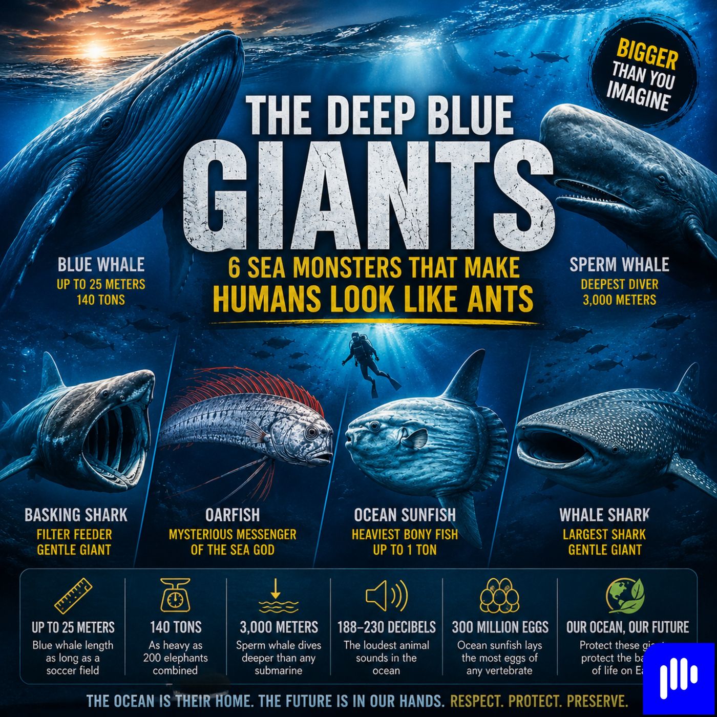 Ocean Giants So Massive They Make Humans Look Tiny episode artwork