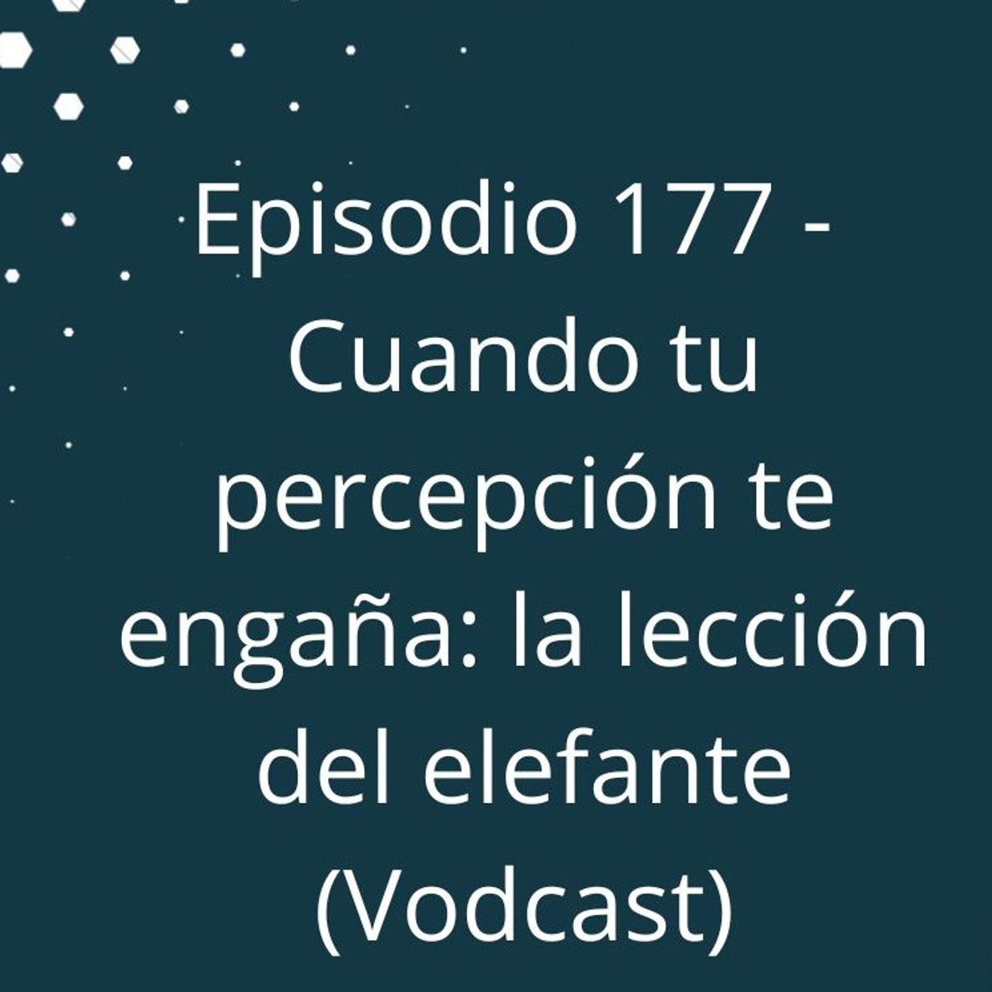 Episodio 177 - Cuando tu percepción te engaña, la lección del elefante episode artwork