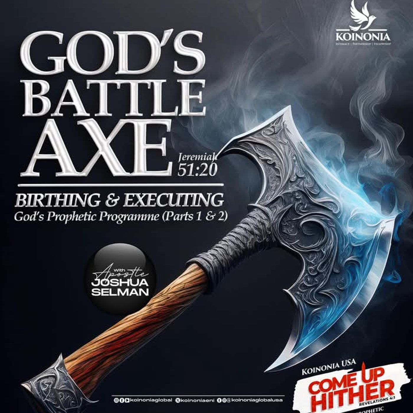 GOD'S BATTLE AXE PART 2 WITH APOSTLE JOSHUA SELMAN