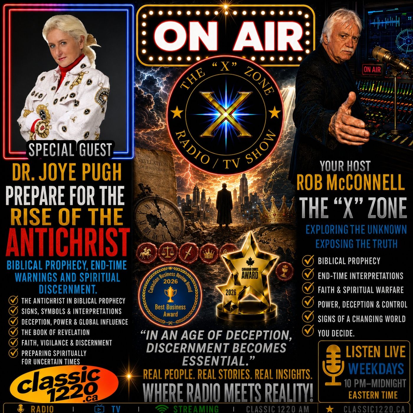 Rob McConnell Interviews - DR JOYE PUGH - Prepare For The Rise of the AntiChrist episode artwork
