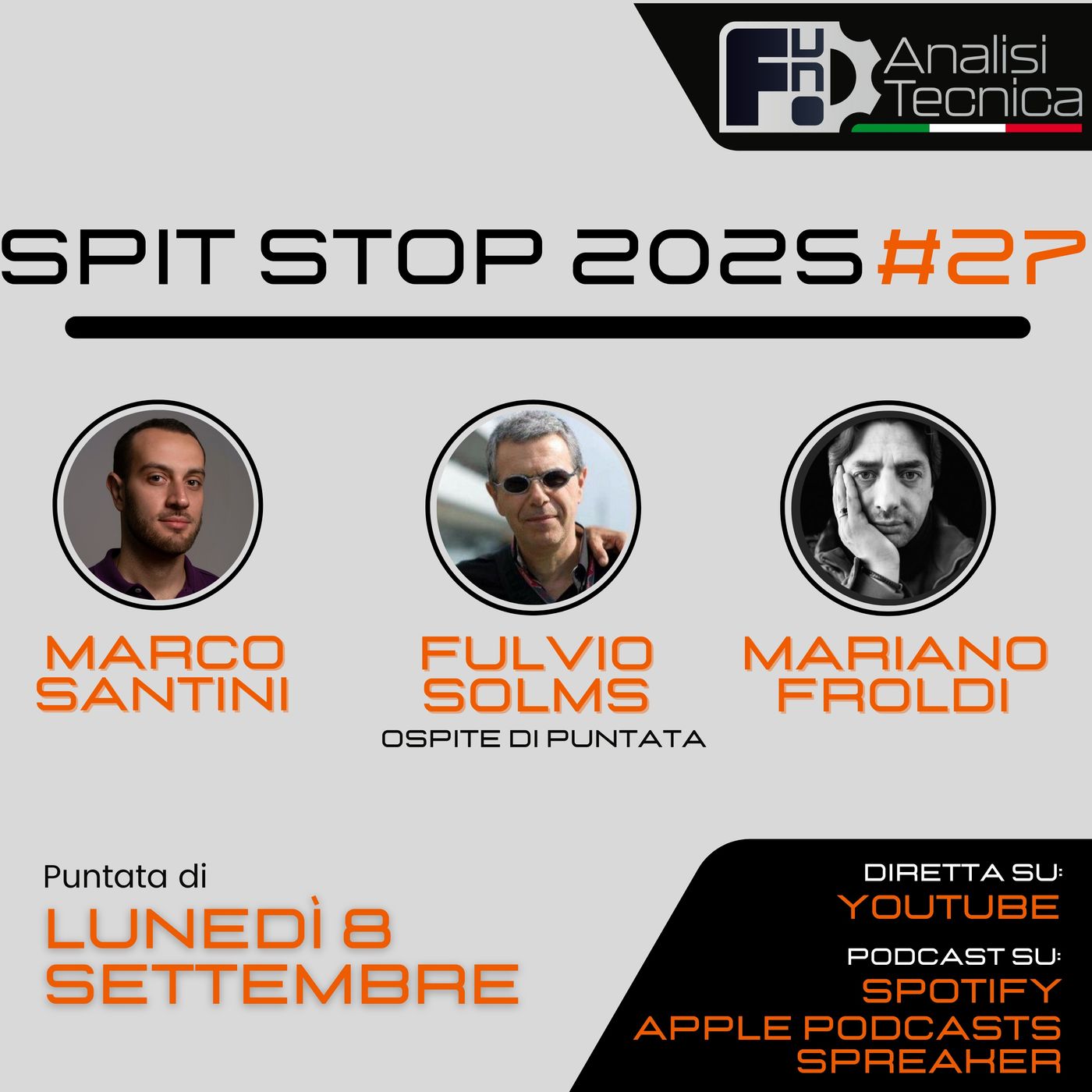 Spit Stop 2025 - Puntata 27 - LIVE con Fulvio Solms