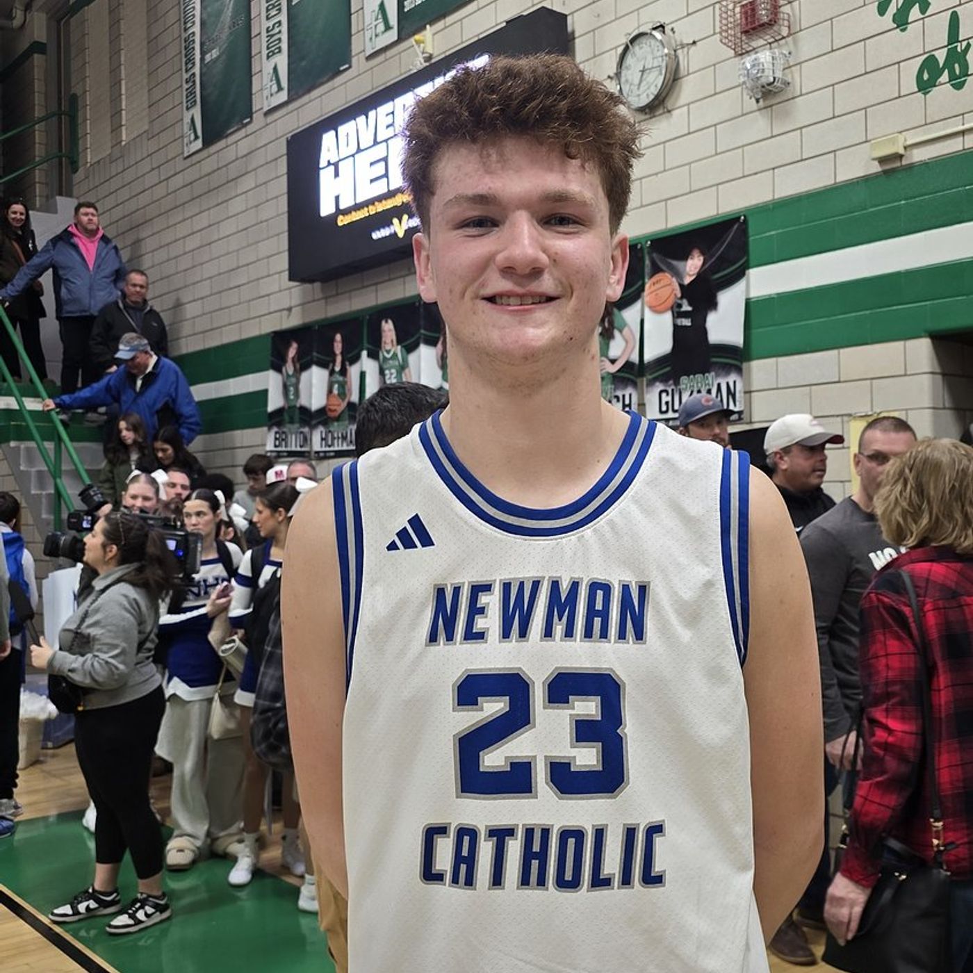 Newman scores season high, sets wins record with 85-63 victory over Alleman episode artwork