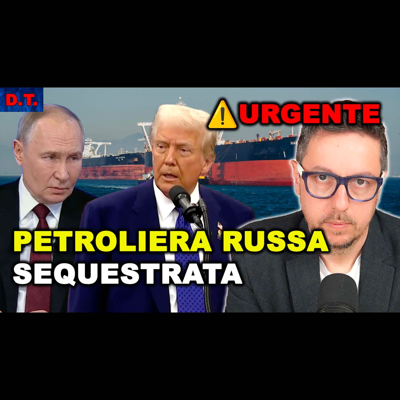 URGENTE: GLI STATI UNITI ATTACCANO E SEQUESTRANO UNA PETROLIERA RUSSA NELL’ATLANTICO
