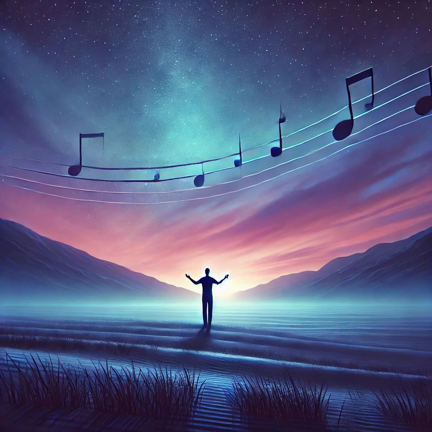 "Singing, that joyous and free expression of the soul, often drowns out the quiet voice of God.." episode artwork