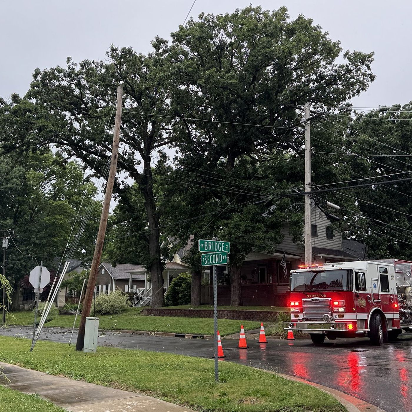 Storms leave thousands without power across Illinois Valley episode artwork