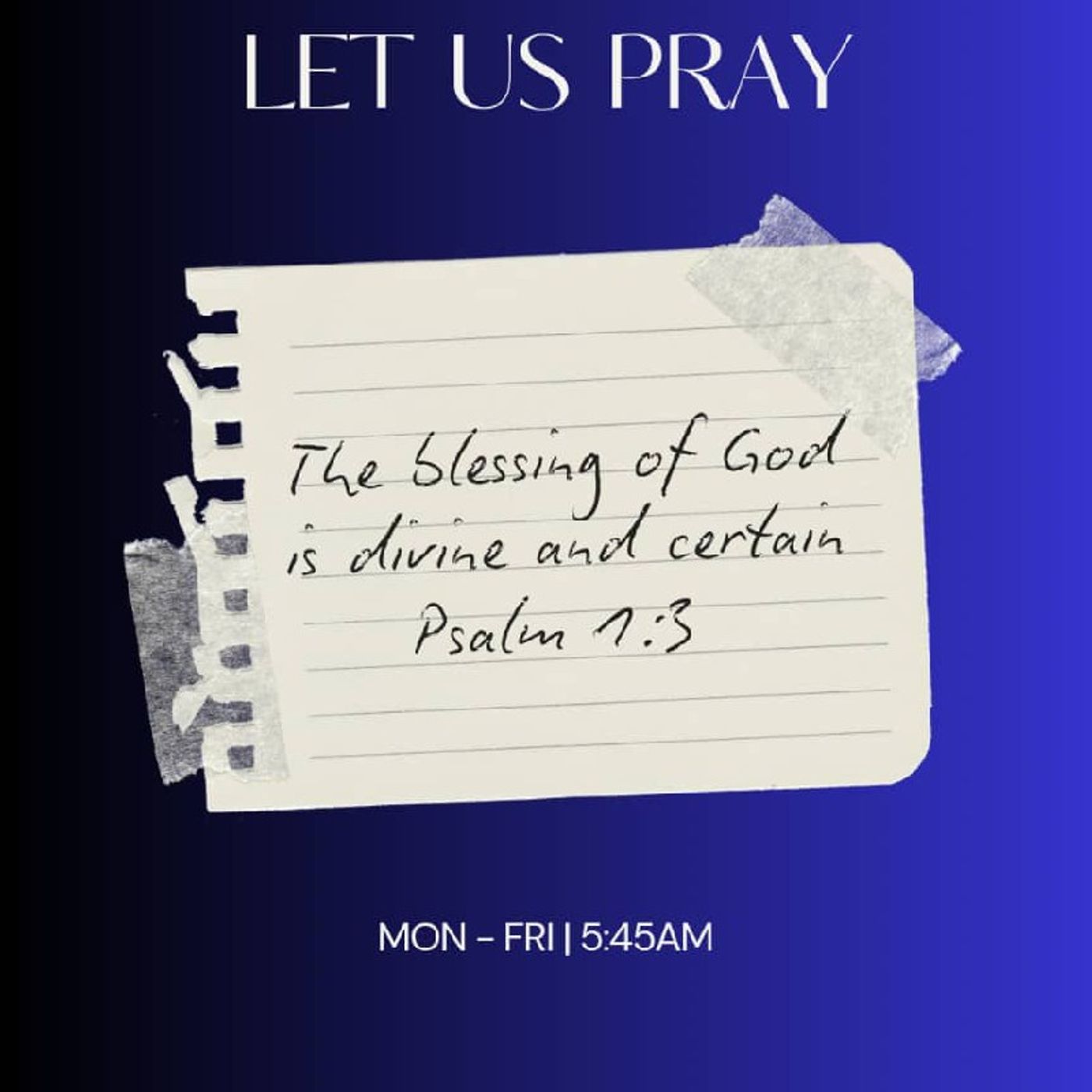 THE BLESSING OF GOD IS DIVINE AND CERTAIN (5) episode artwork