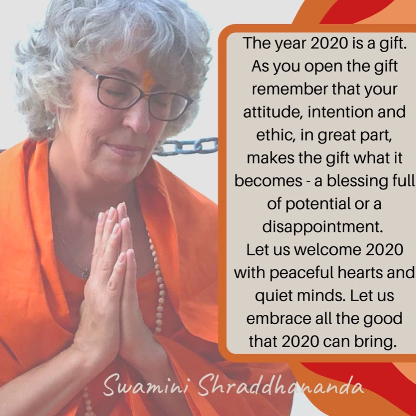 Celebration. A Wisdom Circle Satsang with Swamini Shraddhananda Saraswati 1/5/20 episode artwork