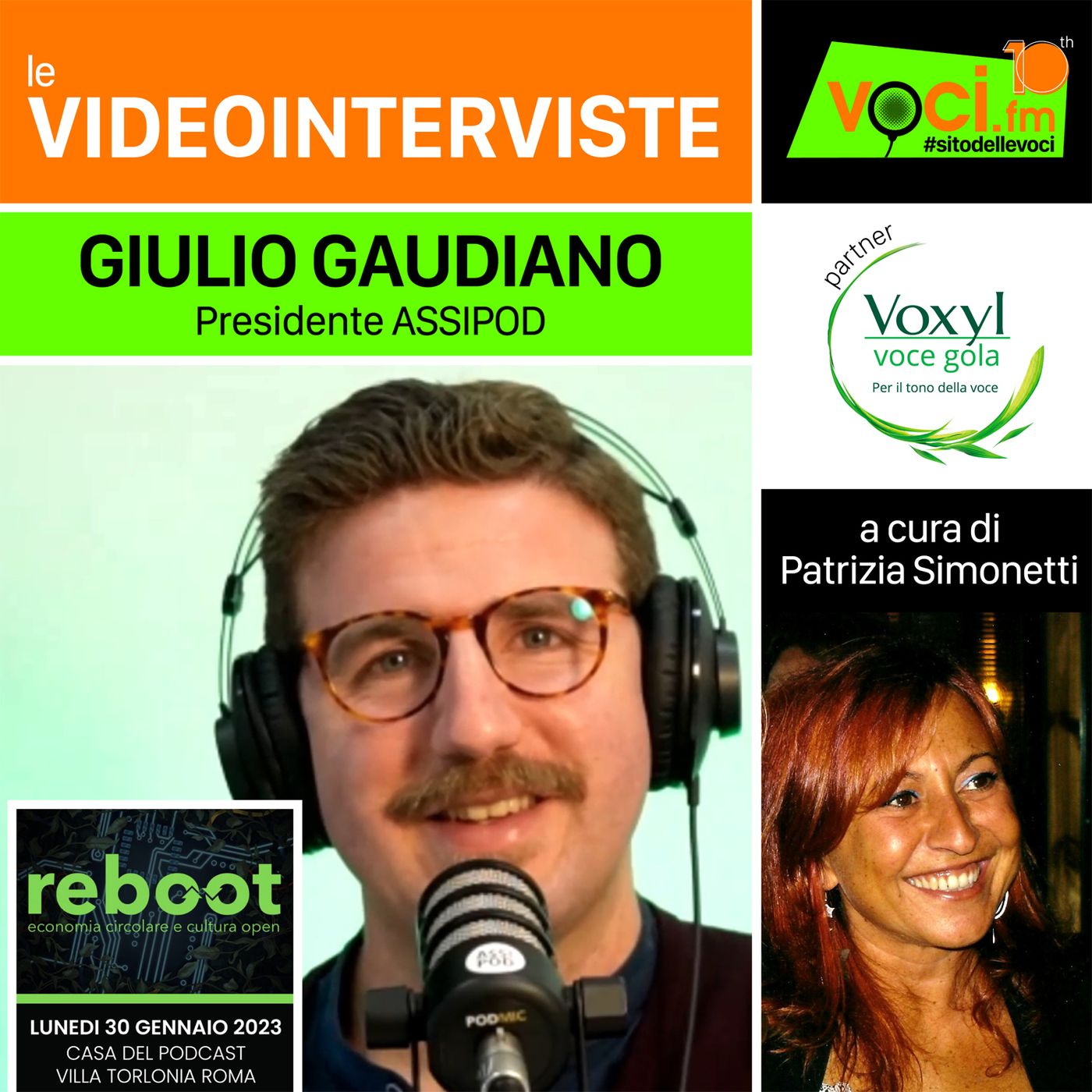 Anteprima REBOOT CASA PODCAST: GIULIO GAUDIANO su VOCI.fm - clicca play e ascolta l'intervista episode artwork