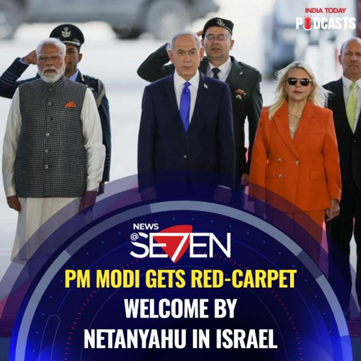 February 25- PM Modi Arrives In Israel For 2-Day State Visit; UK Introduces eVisa System; Bengal Civil Defence Volunteers Protest For Jobs