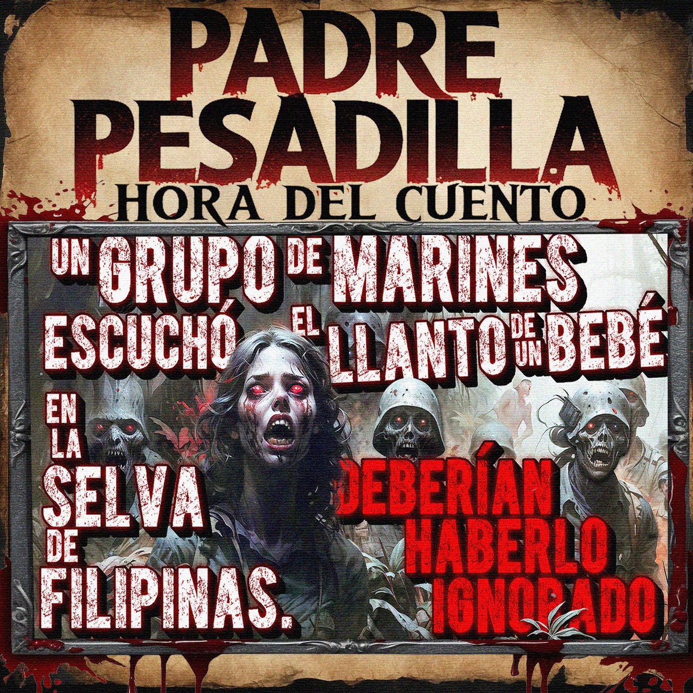 ¿Qué pasó cuando marines estadounidenses escucharon el llanto de un bebé en la jungla? - Creepypasta episode artwork