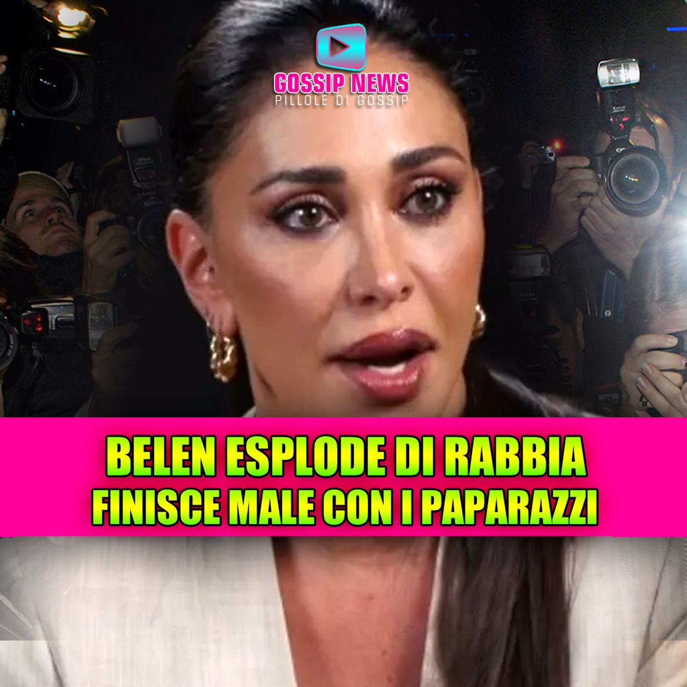 Belen Rodriguez esplode contro i paparazzi: il gesto che ha spiazzato tutti