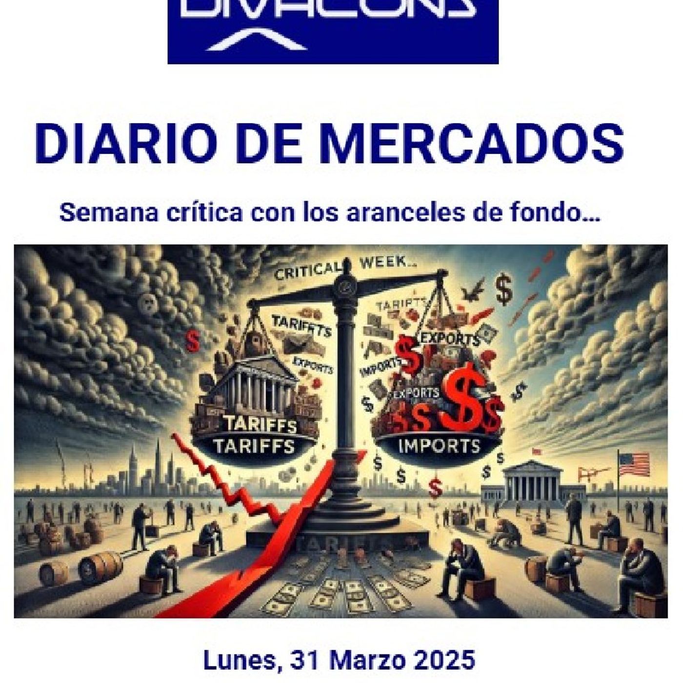PODCAST en abierto DIARIO DE MERCADOS Lunes 31 Marzo 2025 episode artwork