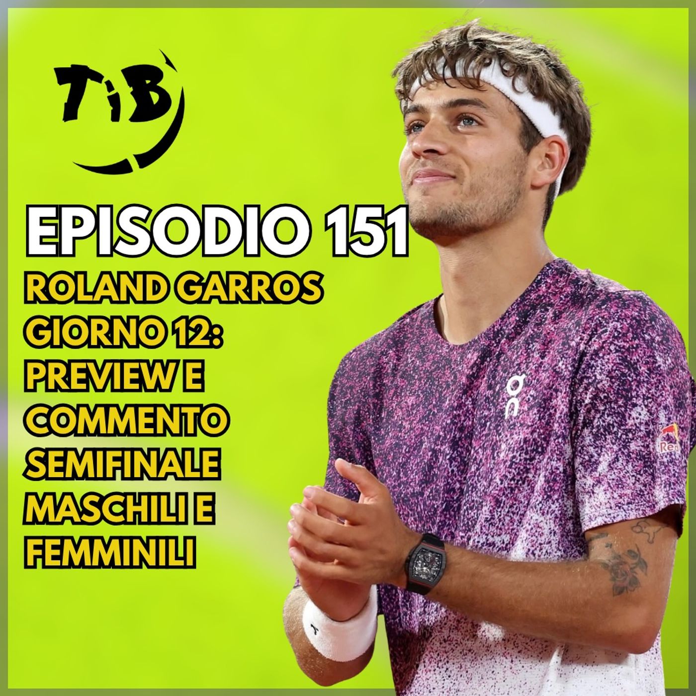 Episodio 151 -  Roland Garros giorno 12: Preview e commento semifinali maschili e femminili episode artwork